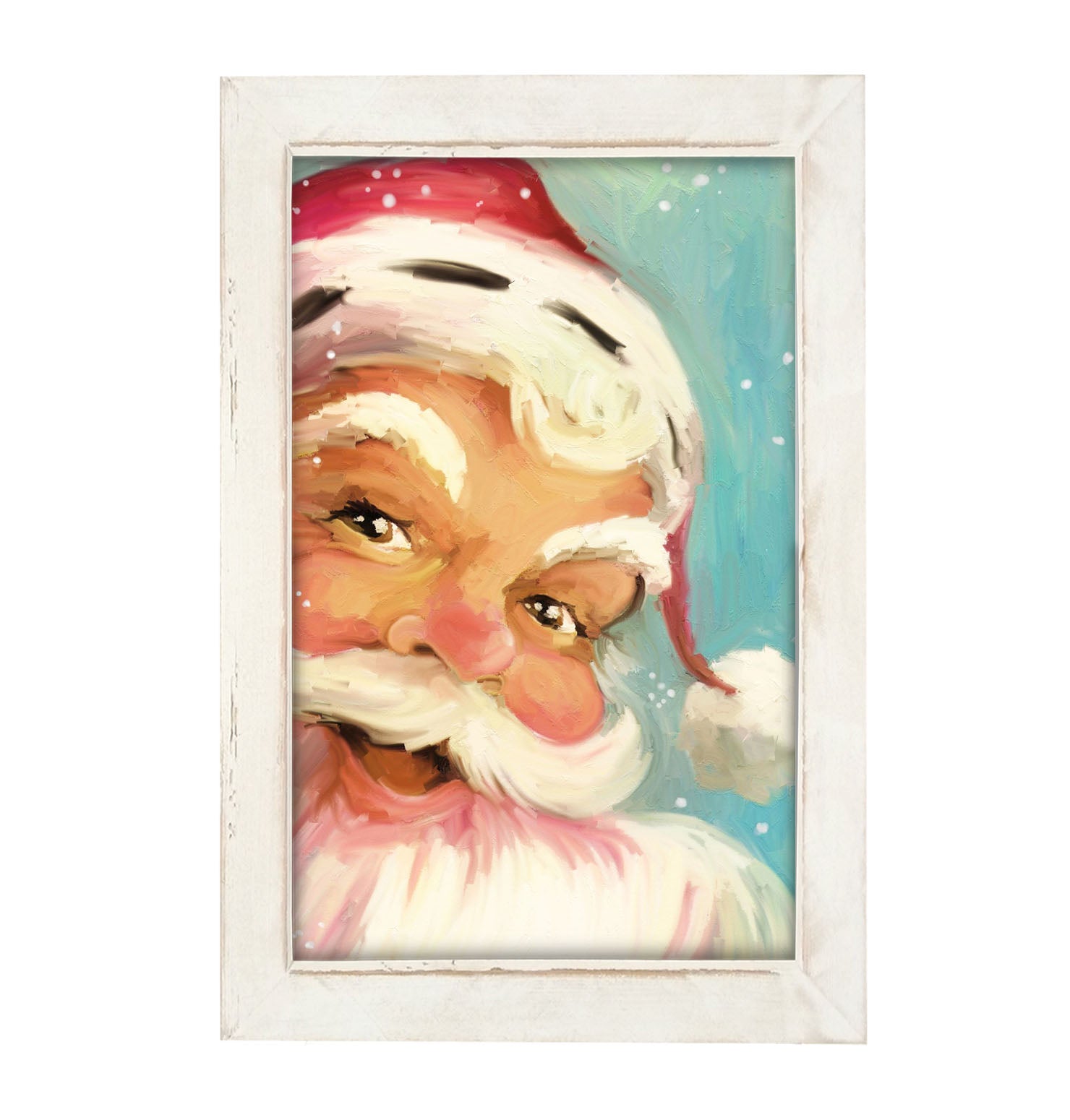 Aqua Santa - Framed Art
