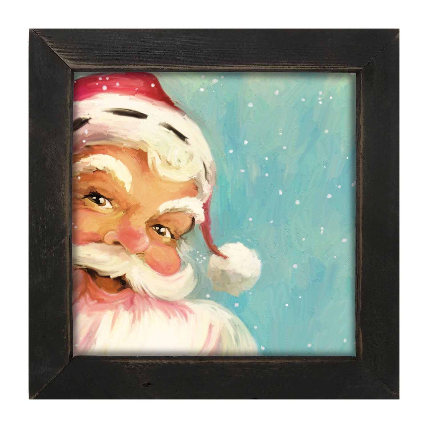 Aqua Santa - Framed art