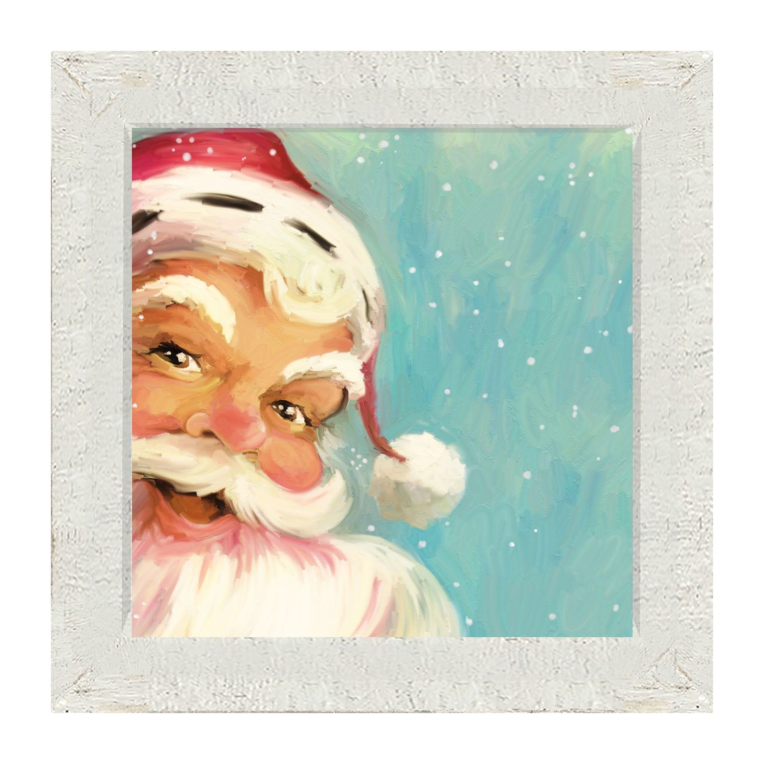 Aqua Santa - Framed Art