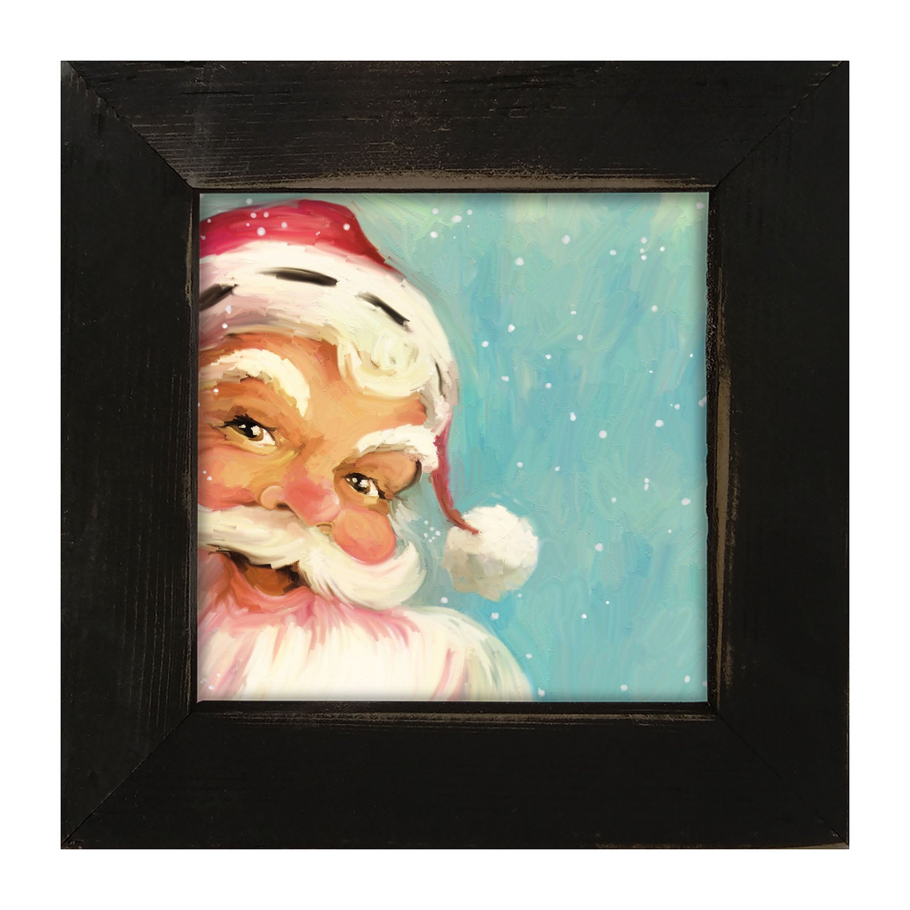 Aqua Santa - Framed art