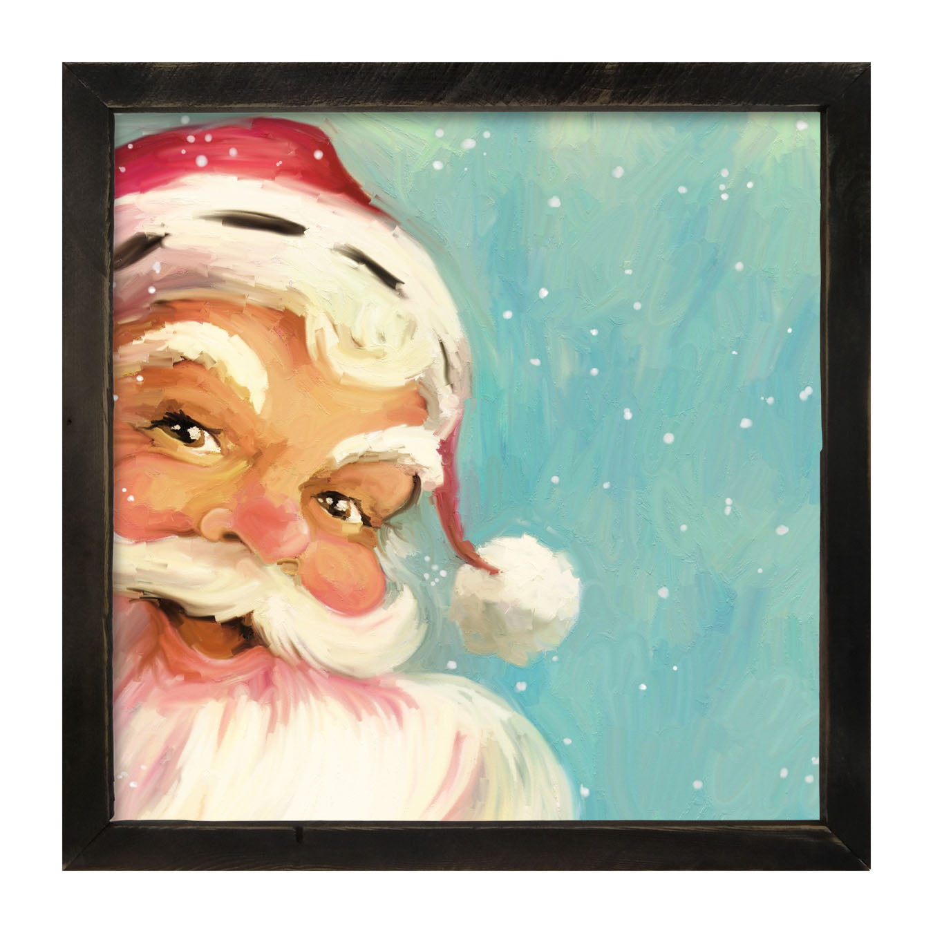 Aqua Santa - Framed art