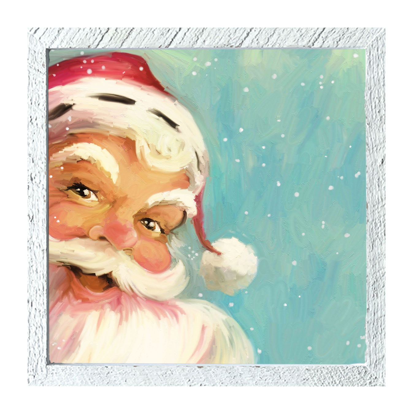 Aqua Santa - Framed Art
