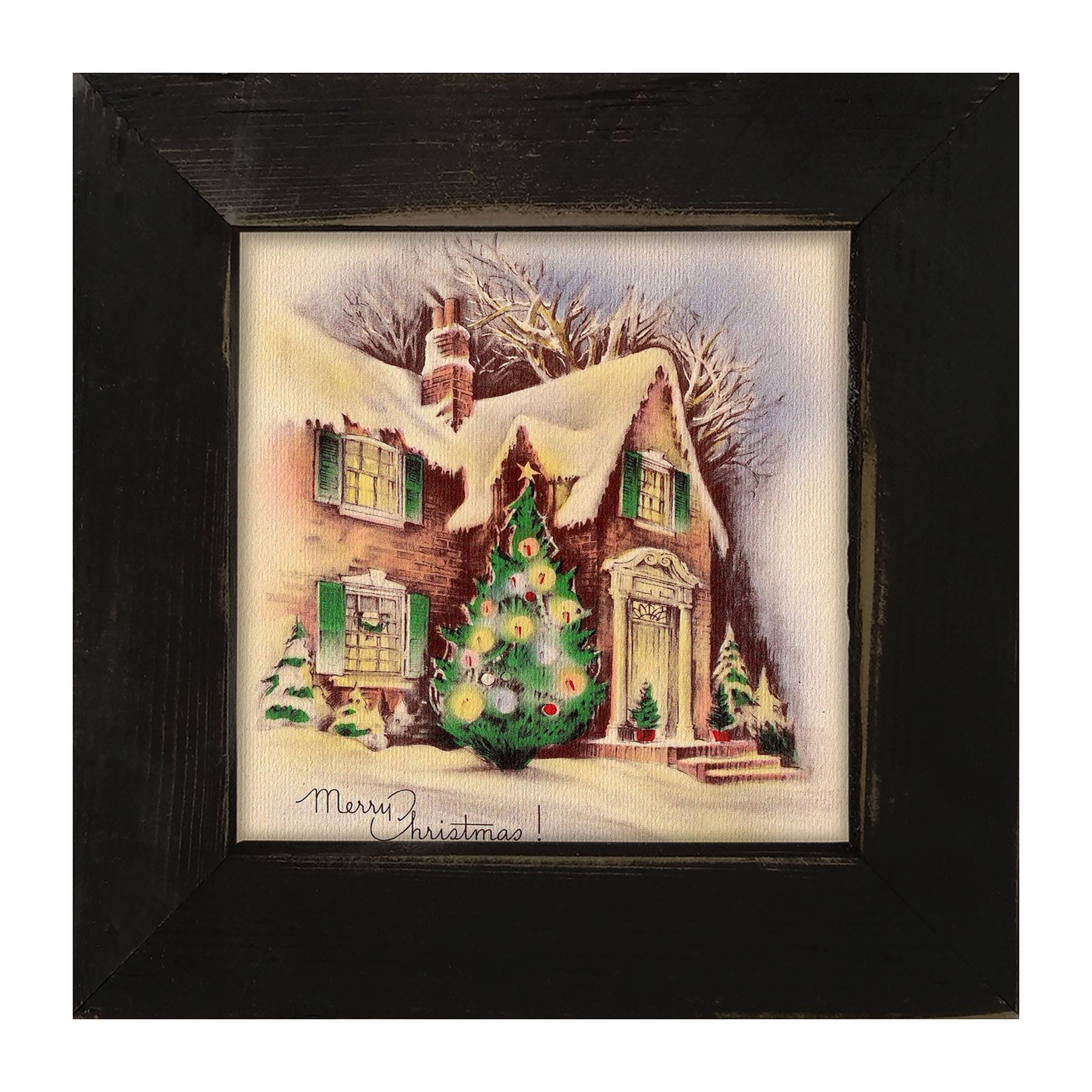 Home at Christmastime - Framed art