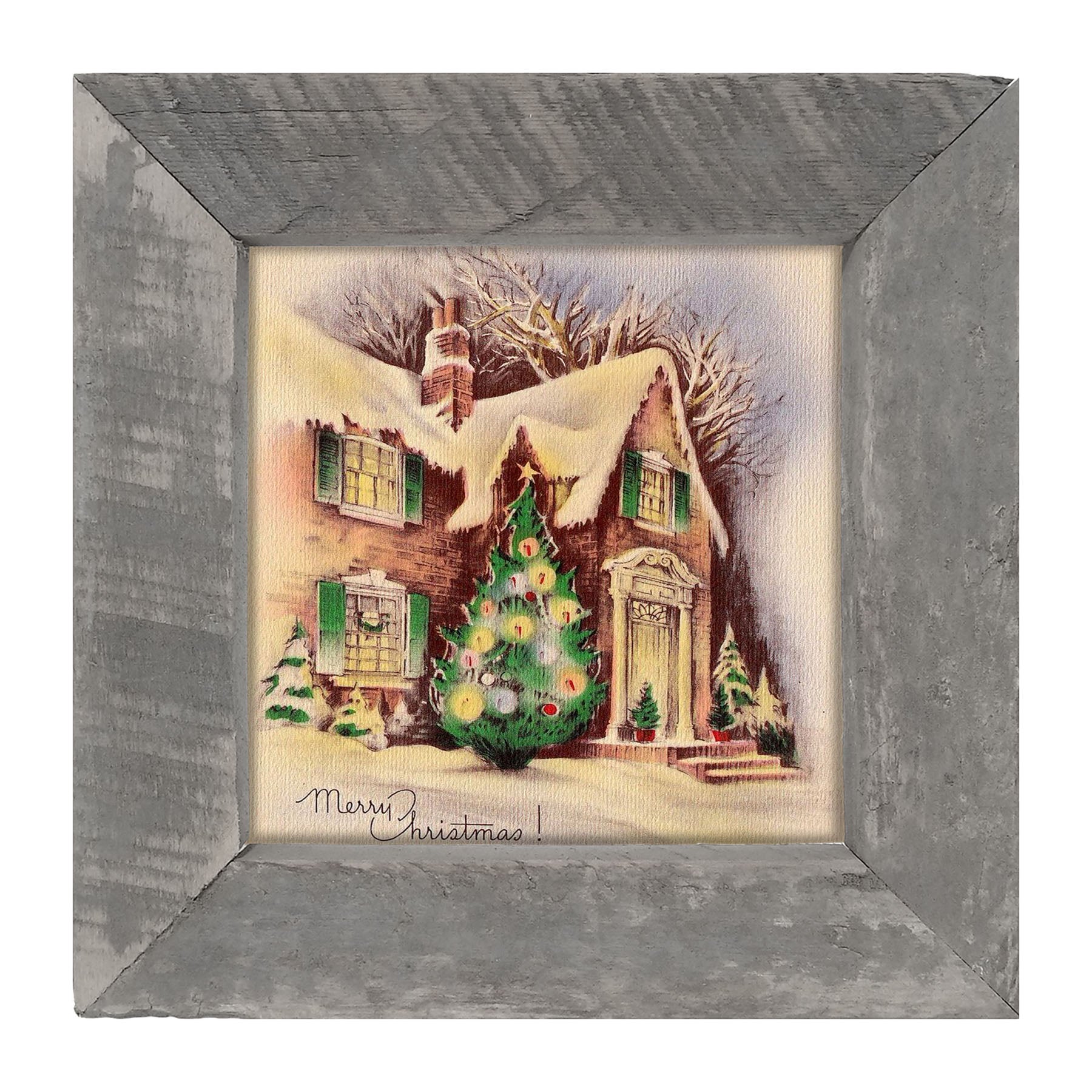 Home at Christmastime - Framed art