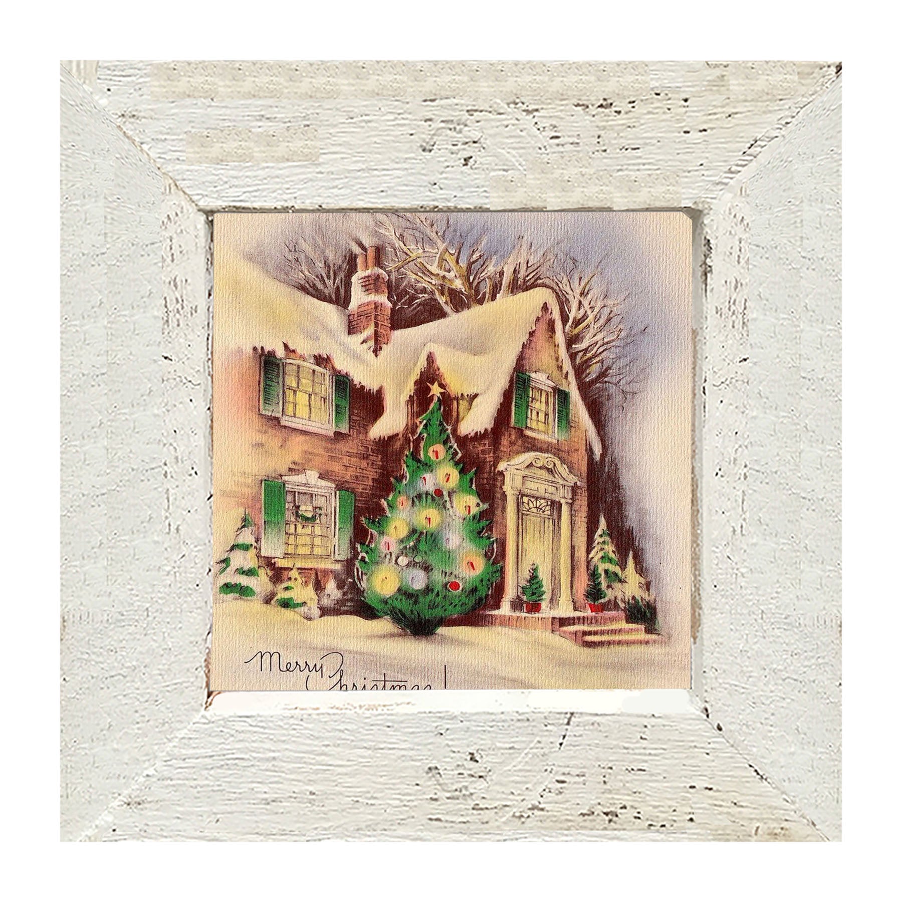 Home at Christmastime - Framed art