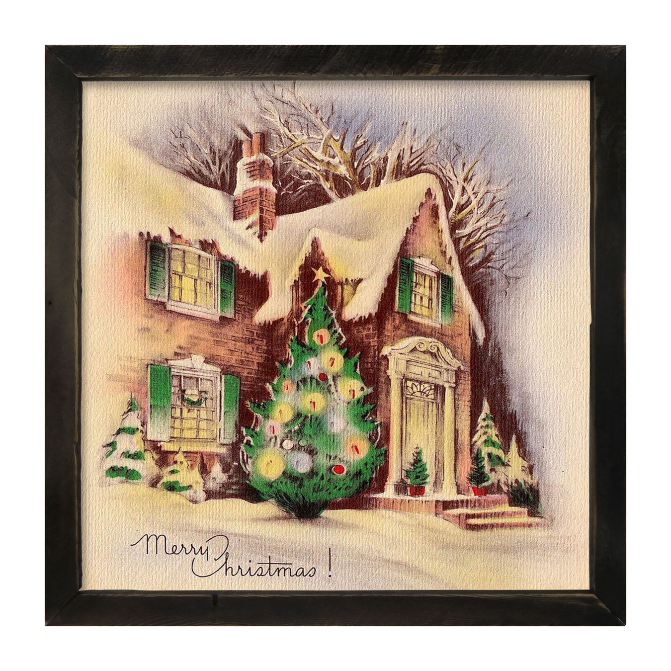 Home at Christmastime - Framed art