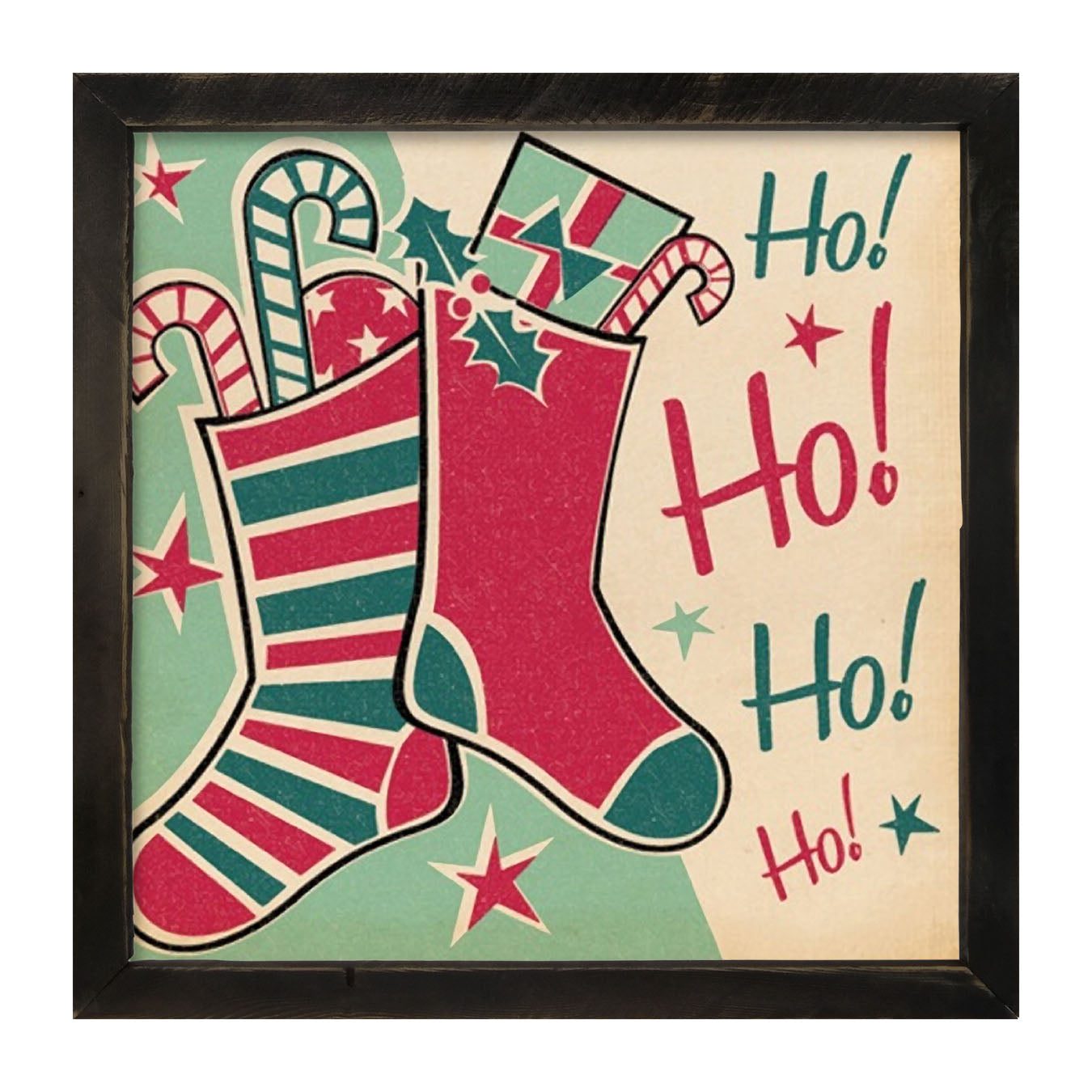 Ho Ho Ho - Framed art