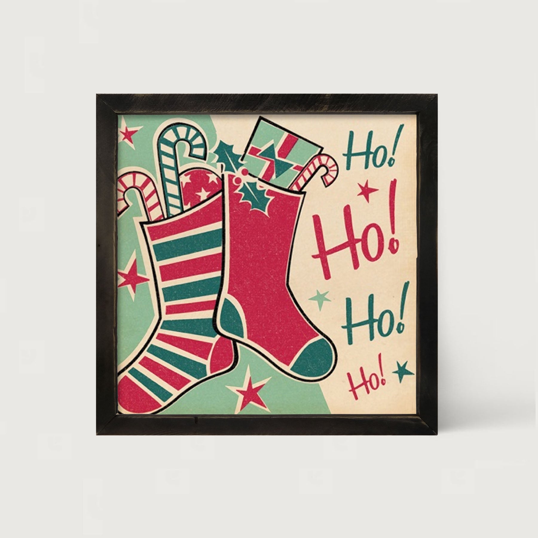 Ho Ho Ho - Framed art