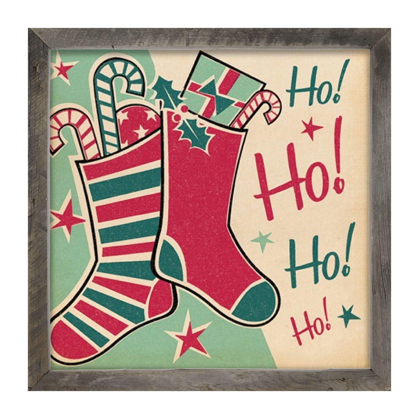 Ho Ho Ho - Framed art