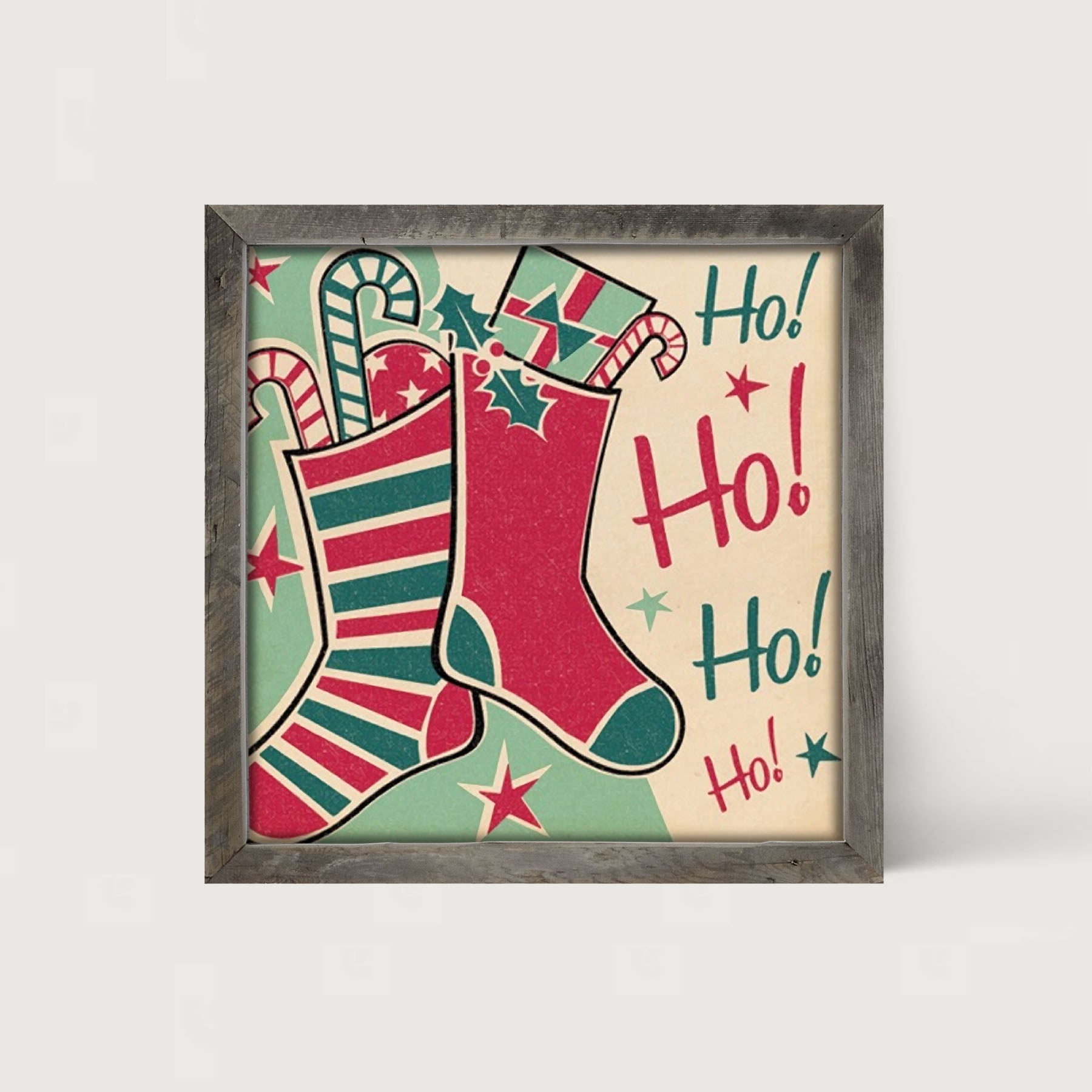 Ho Ho Ho - Framed art