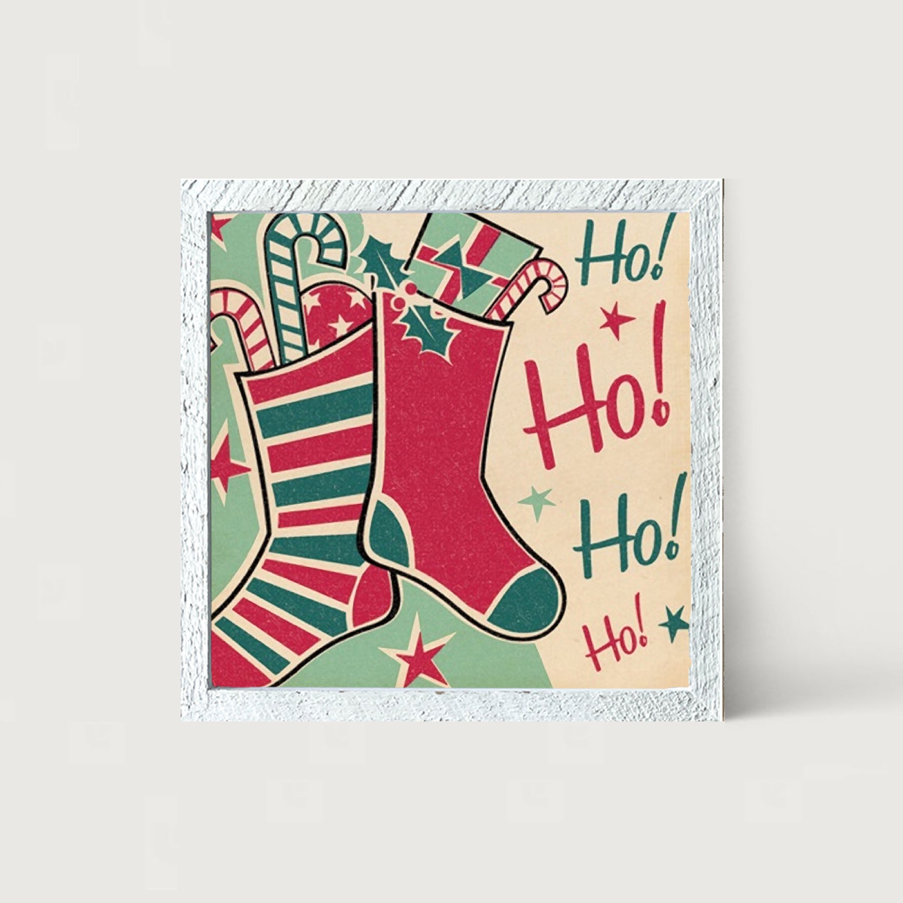 Ho Ho Ho - Framed art