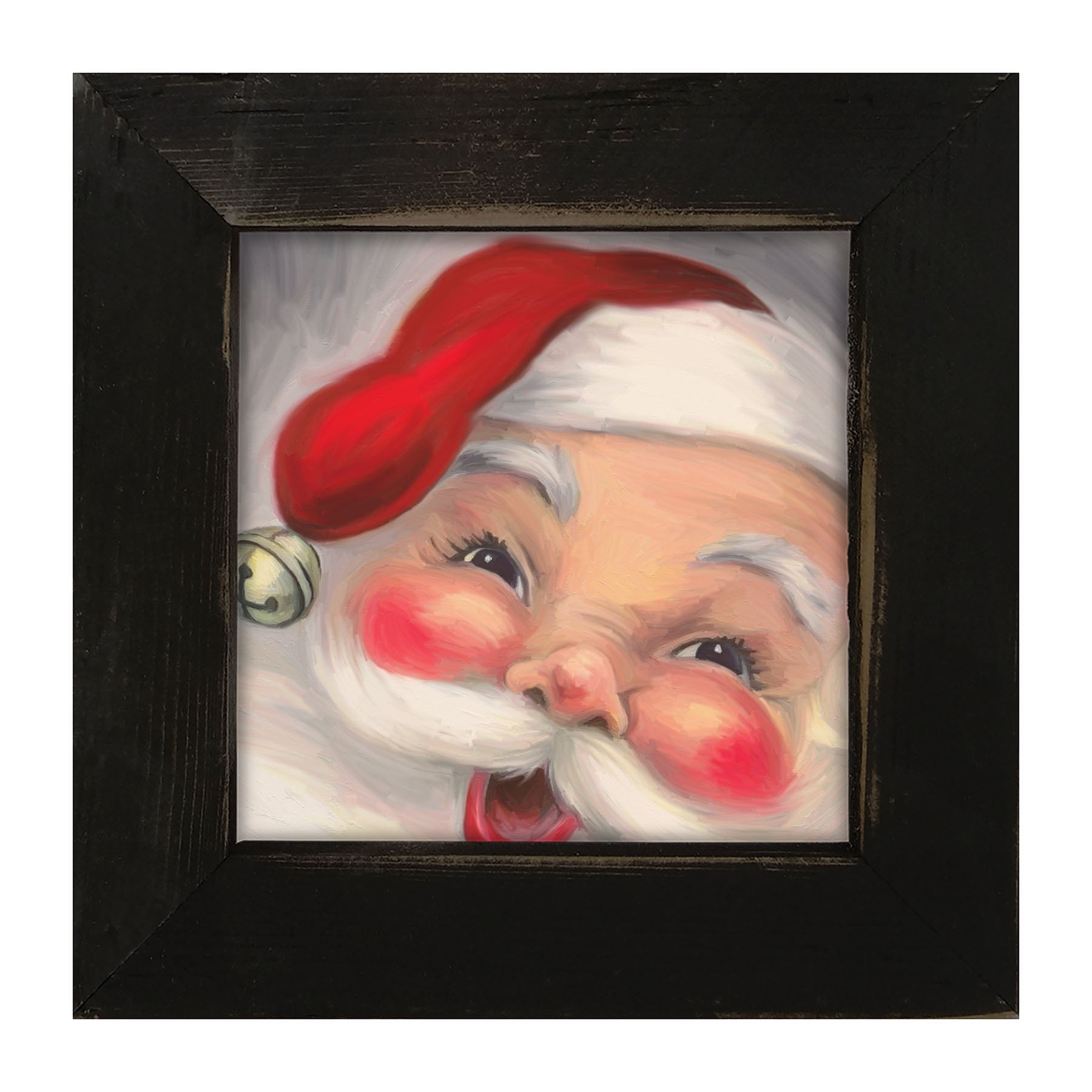 Santa with Rosy Cheeks - Framed art