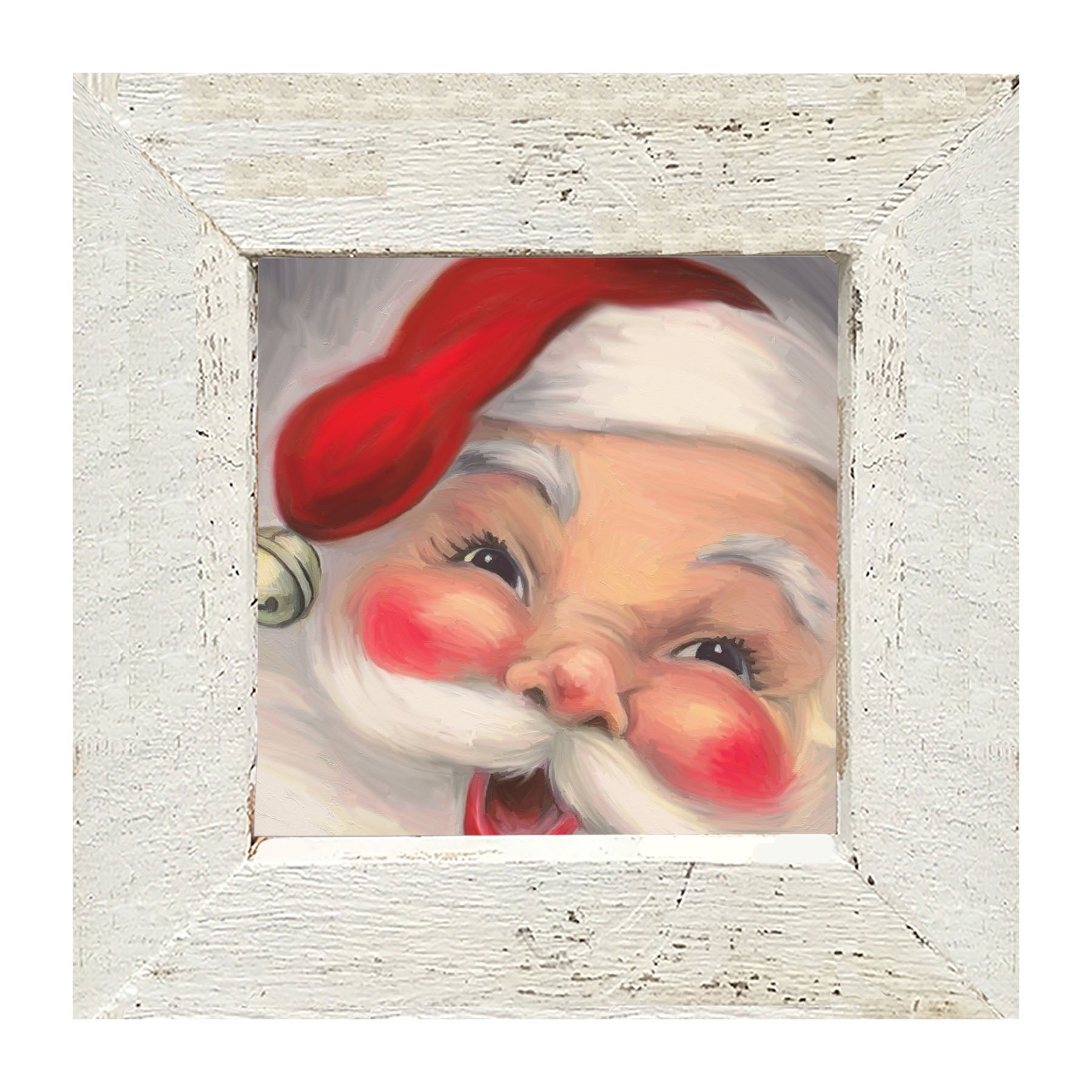 Santa with Rosy Cheeks - Framed art