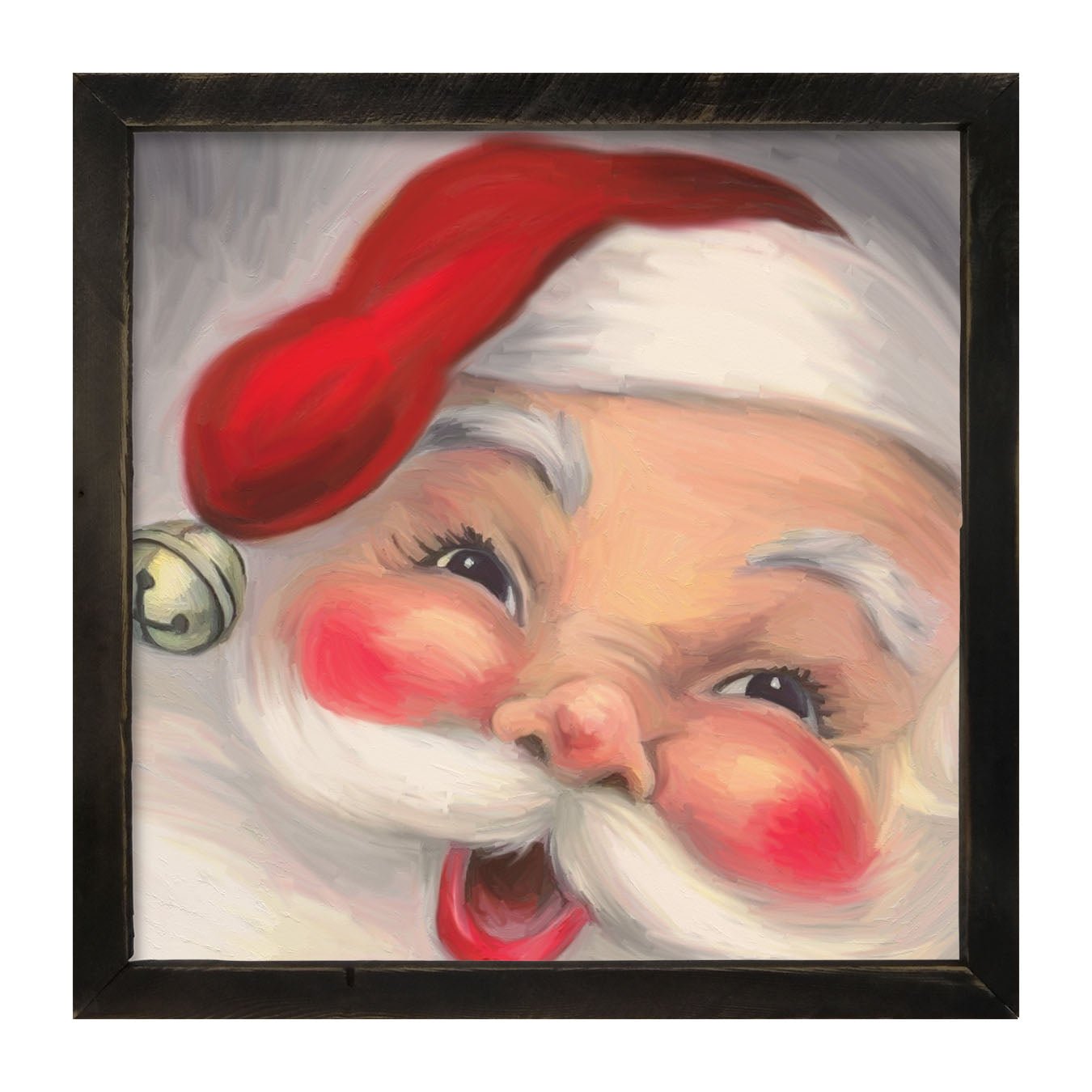Santa with Rosy Cheeks - Framed art