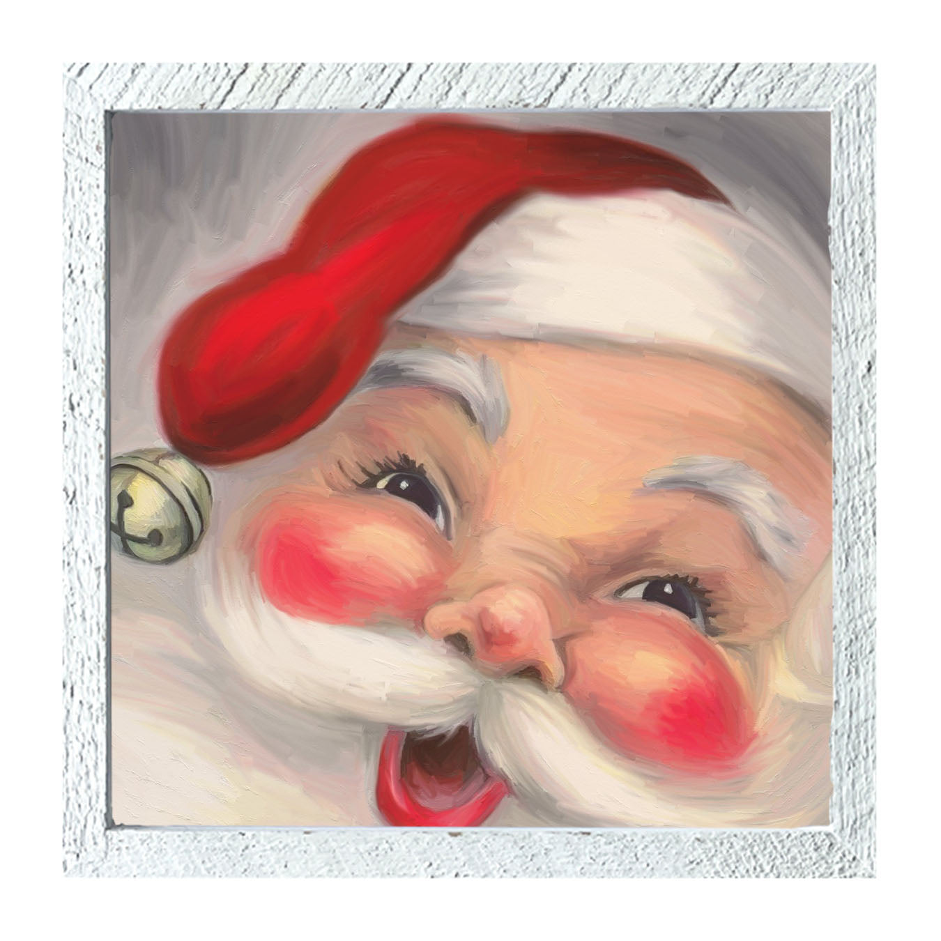 Santa with Rosy Cheeks - Framed art