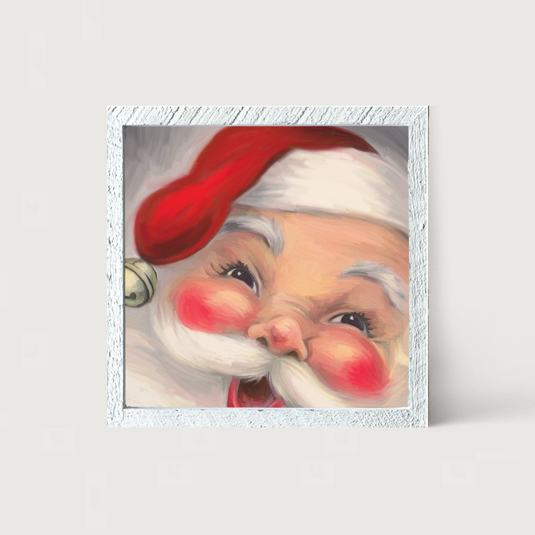 Santa with Rosy Cheeks - Framed art