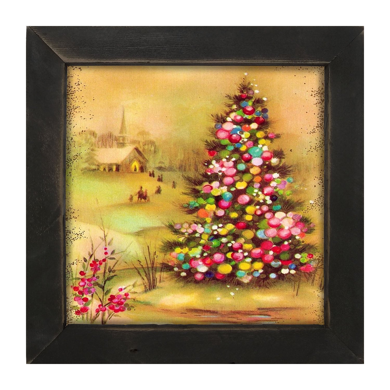 Lighted Tree - Framed art