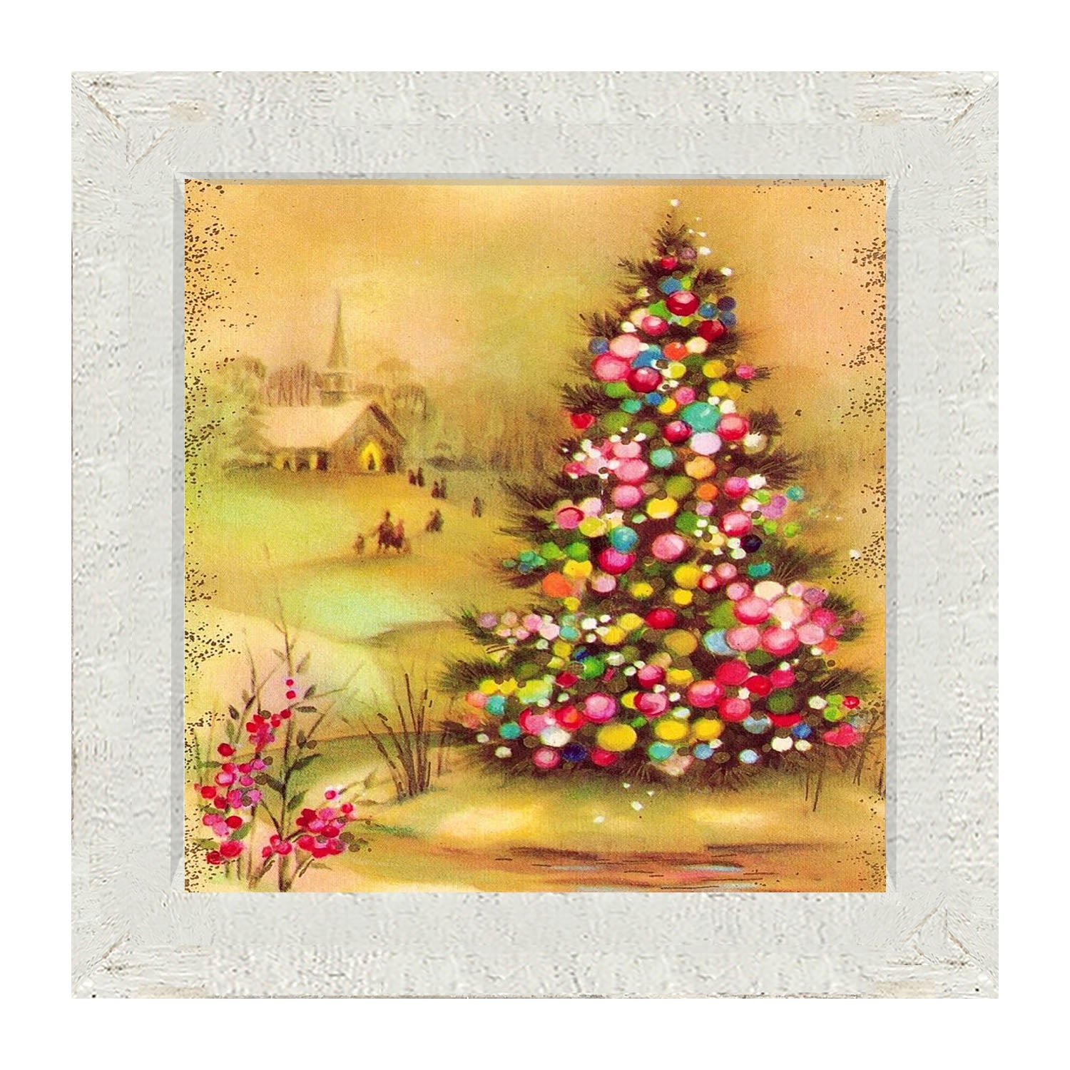 Lighted Tree - Framed art