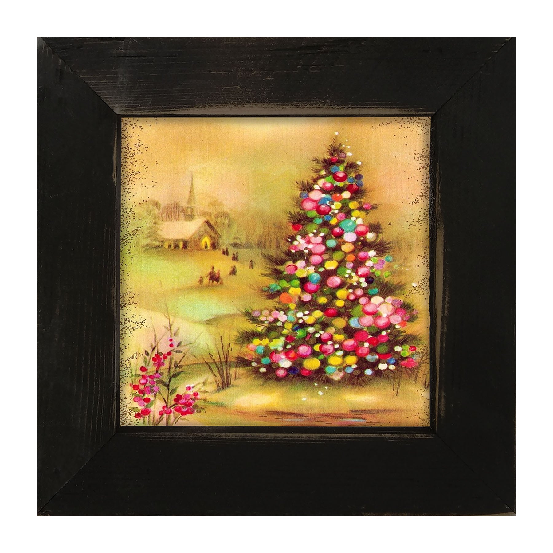 Lighted Tree - Framed art