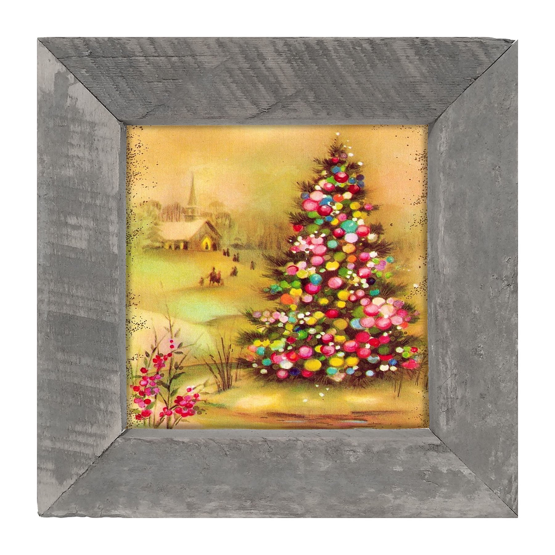 Lighted Tree - Framed art