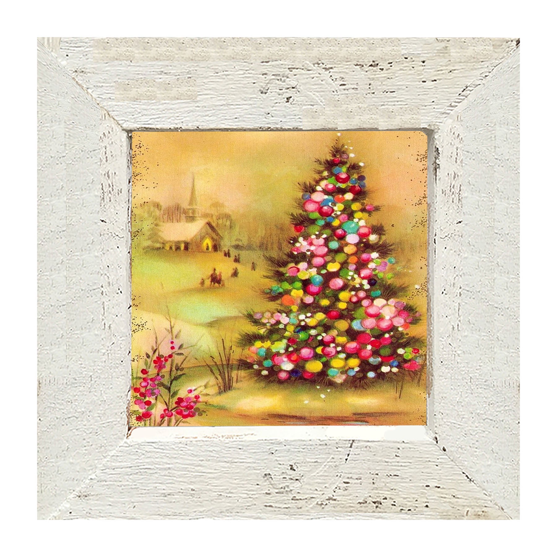 Lighted Tree - Framed art