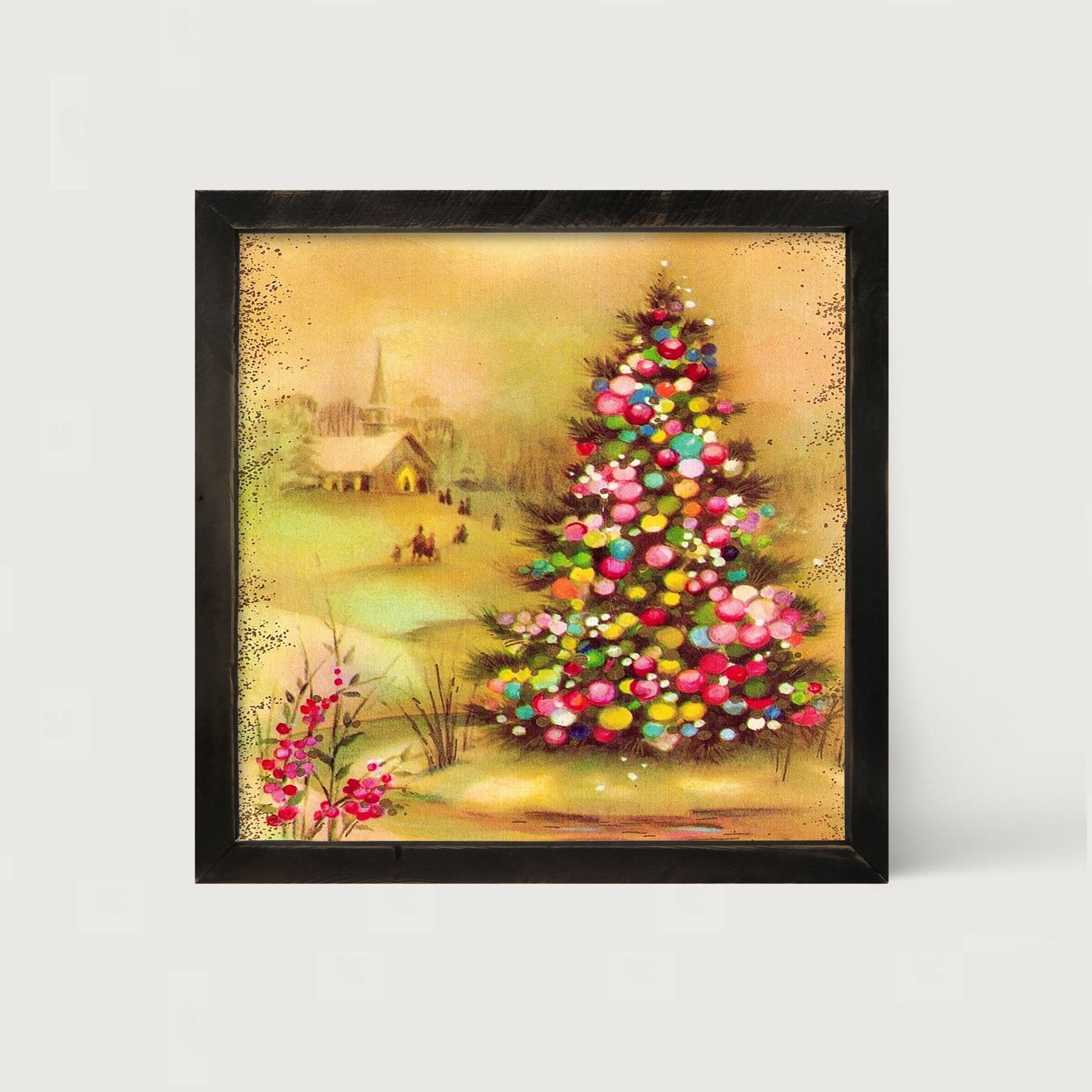 Lighted Tree - Framed art