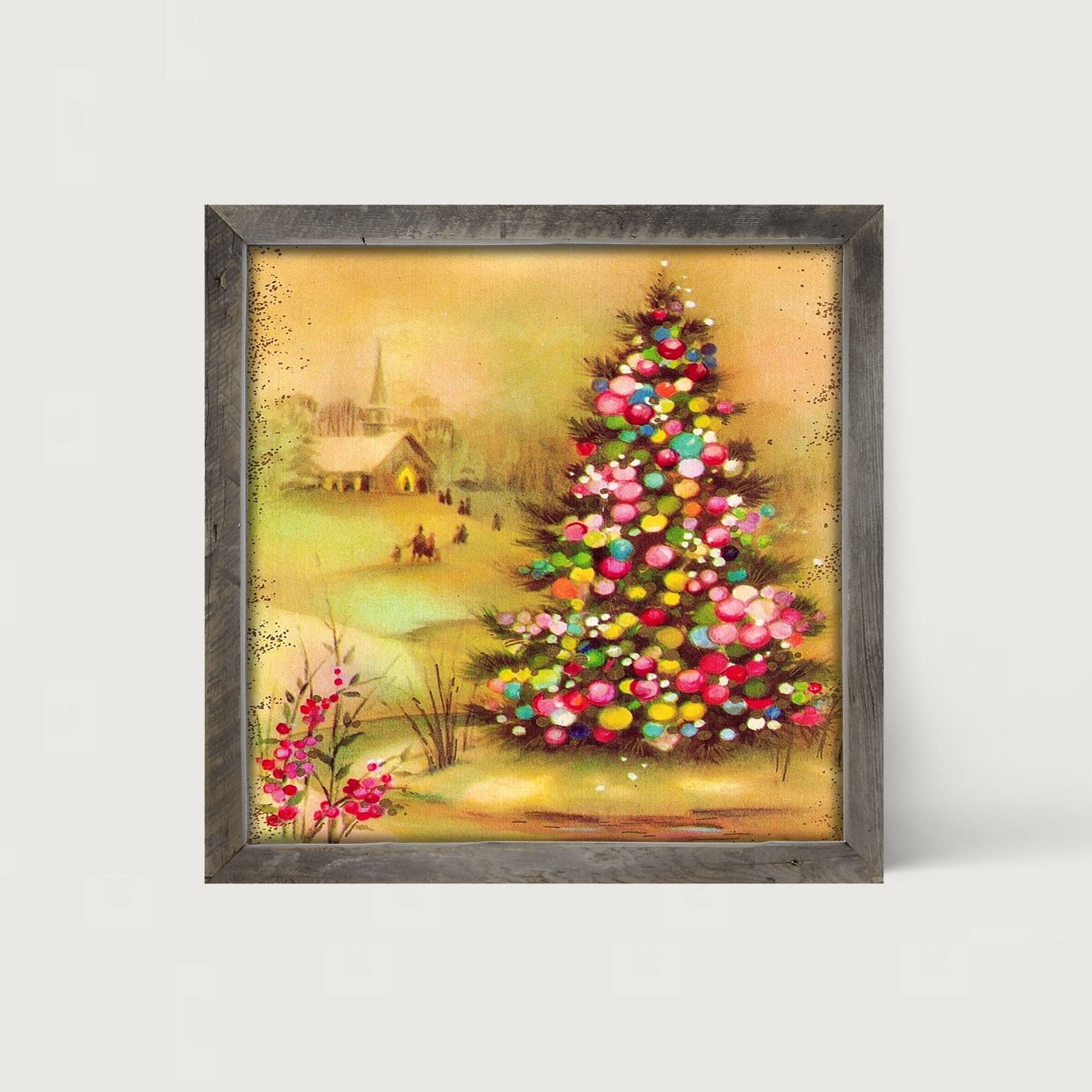 Lighted Tree - Framed art