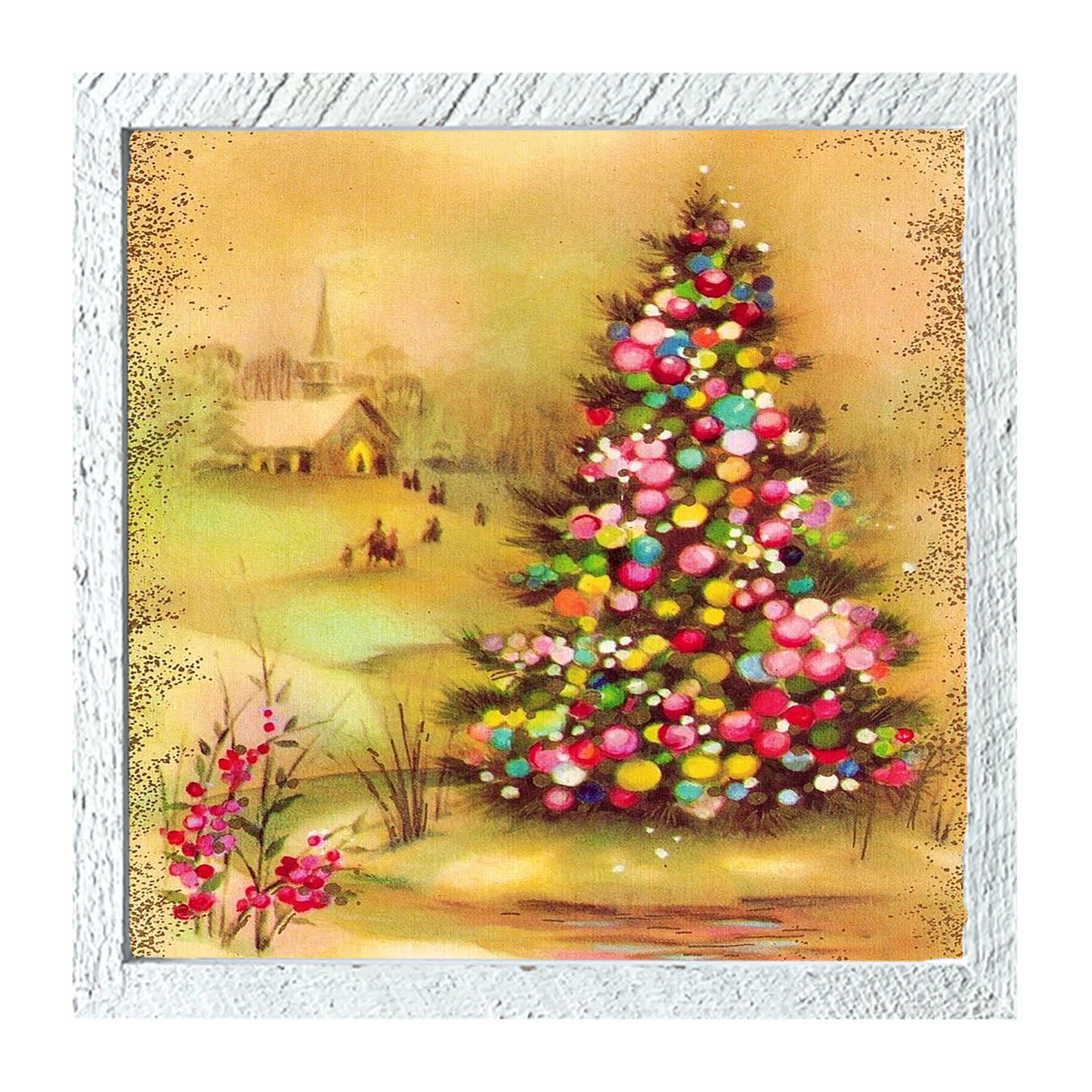 Lighted Tree - Framed art