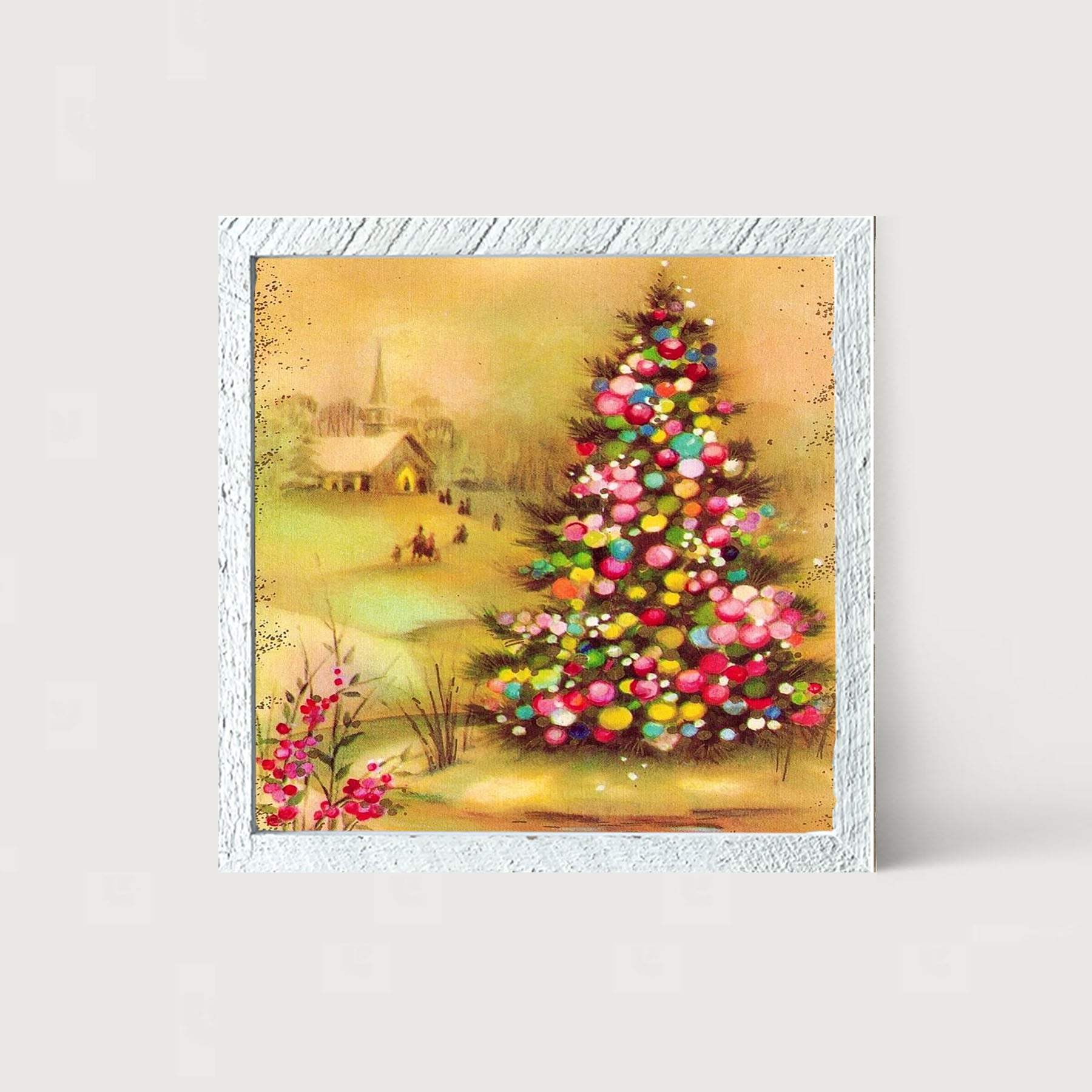 Lighted Tree - Framed art