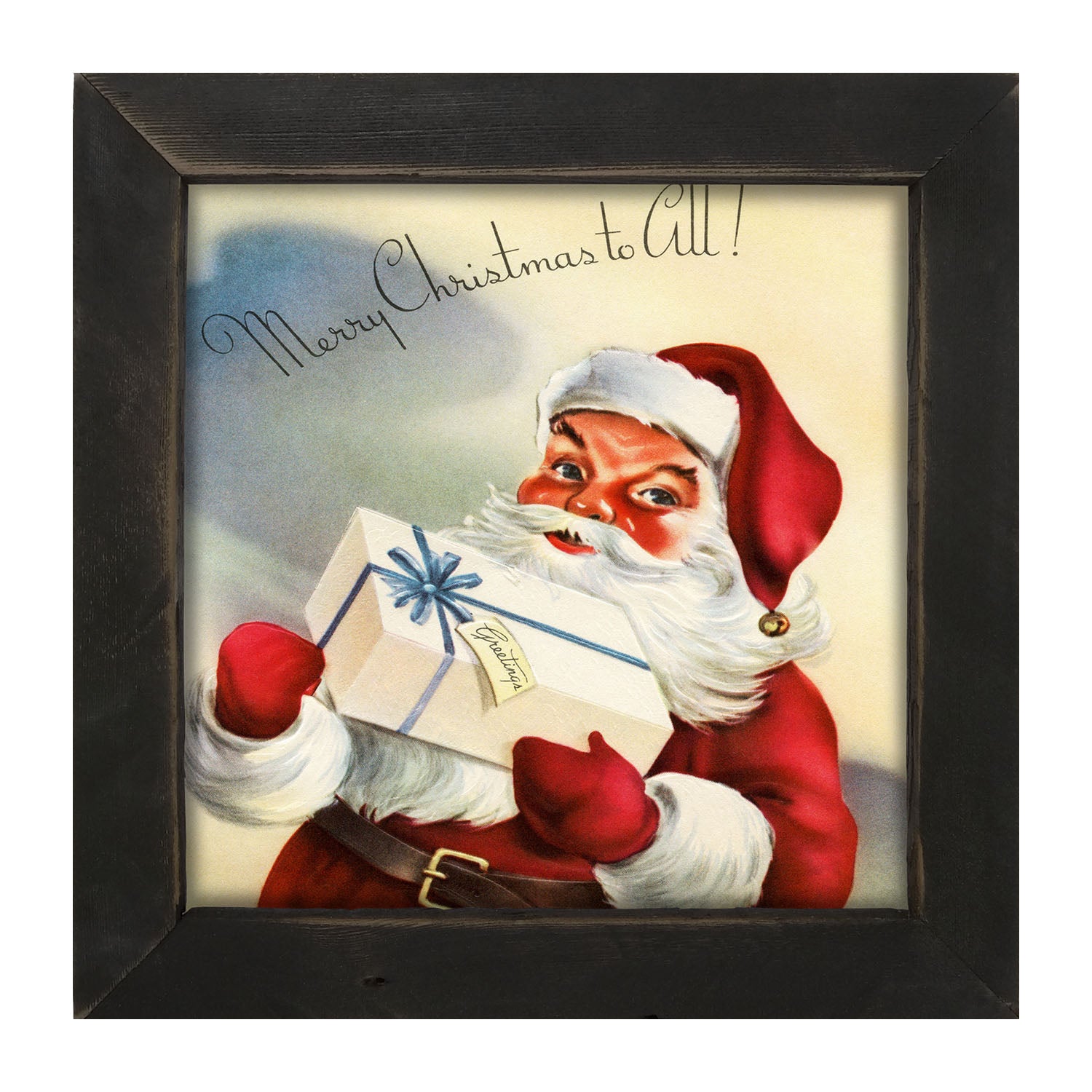 Merry Christmas to All - Framed art