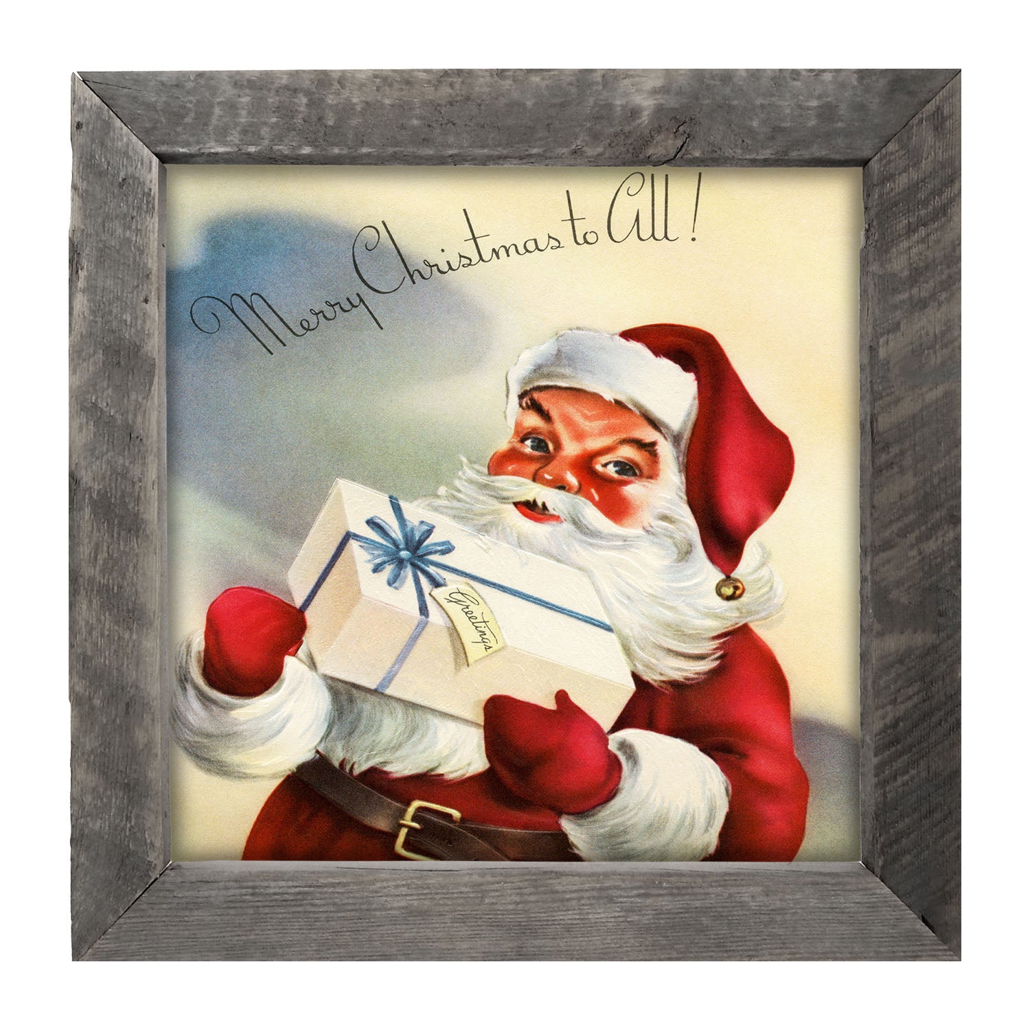 Merry Christmas to All - Framed art