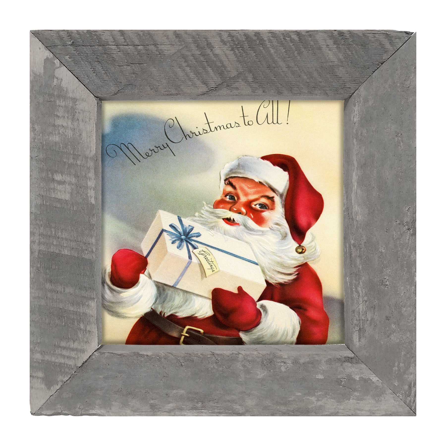 Merry Christmas to All - Framed art