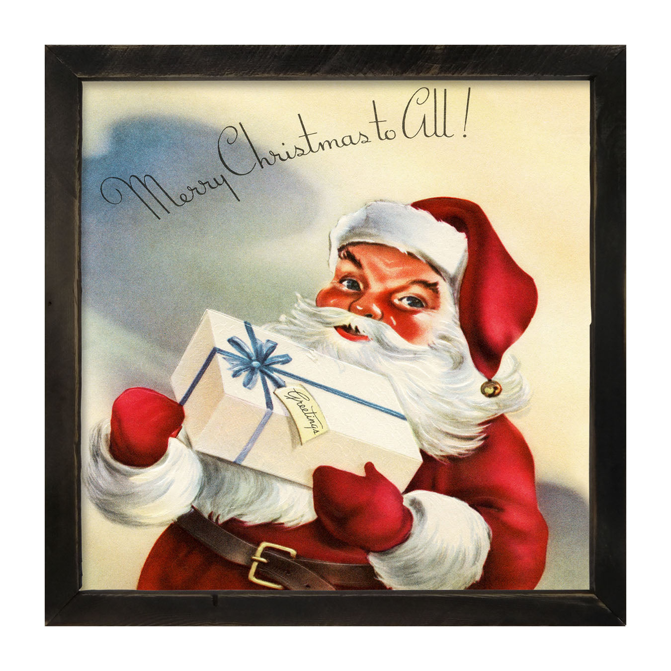 Merry Christmas to All - Framed art