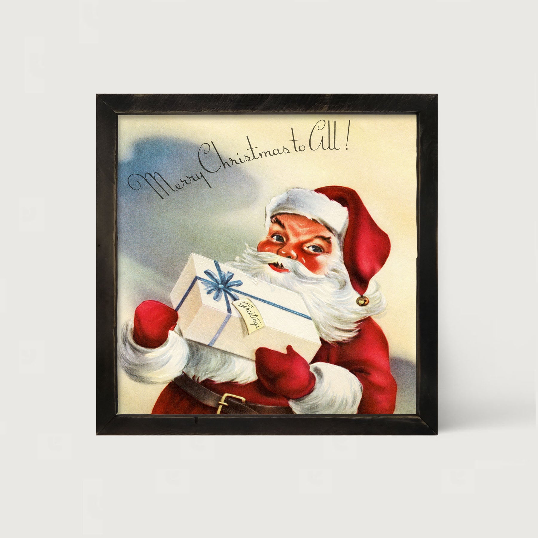 Merry Christmas to All - Framed art