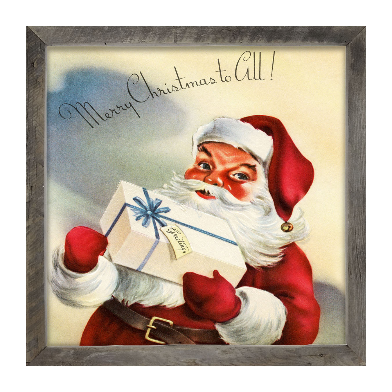 Merry Christmas to All - Framed art