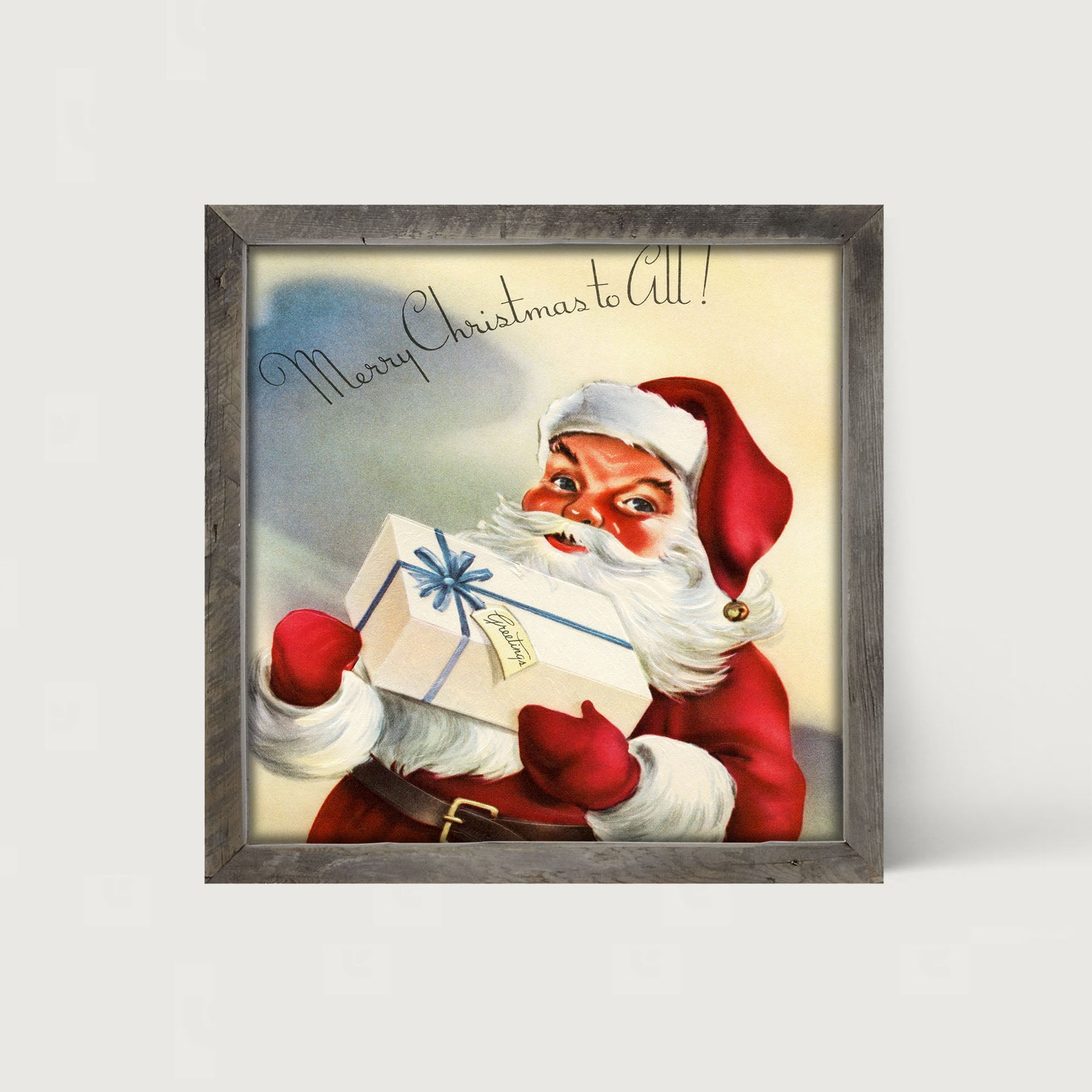 Merry Christmas to All - Framed art