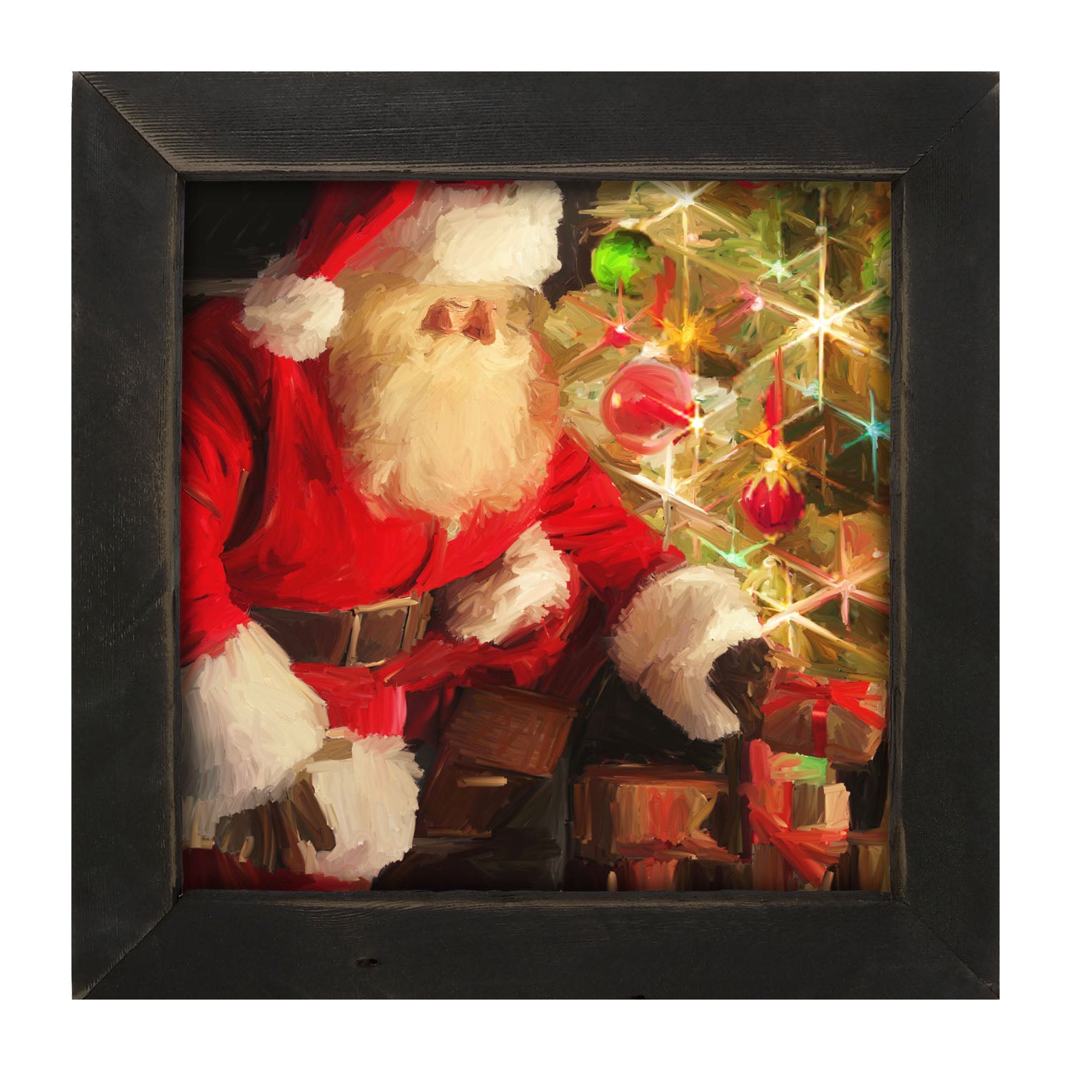 St. Nick at Christmas Time - Framed art