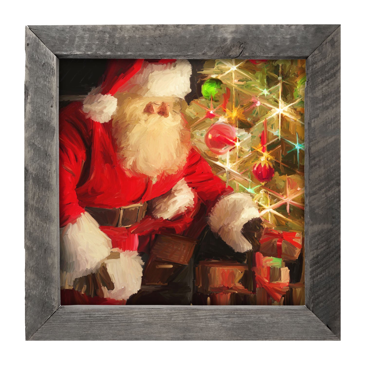 St. Nick at Christmas Time - Framed art