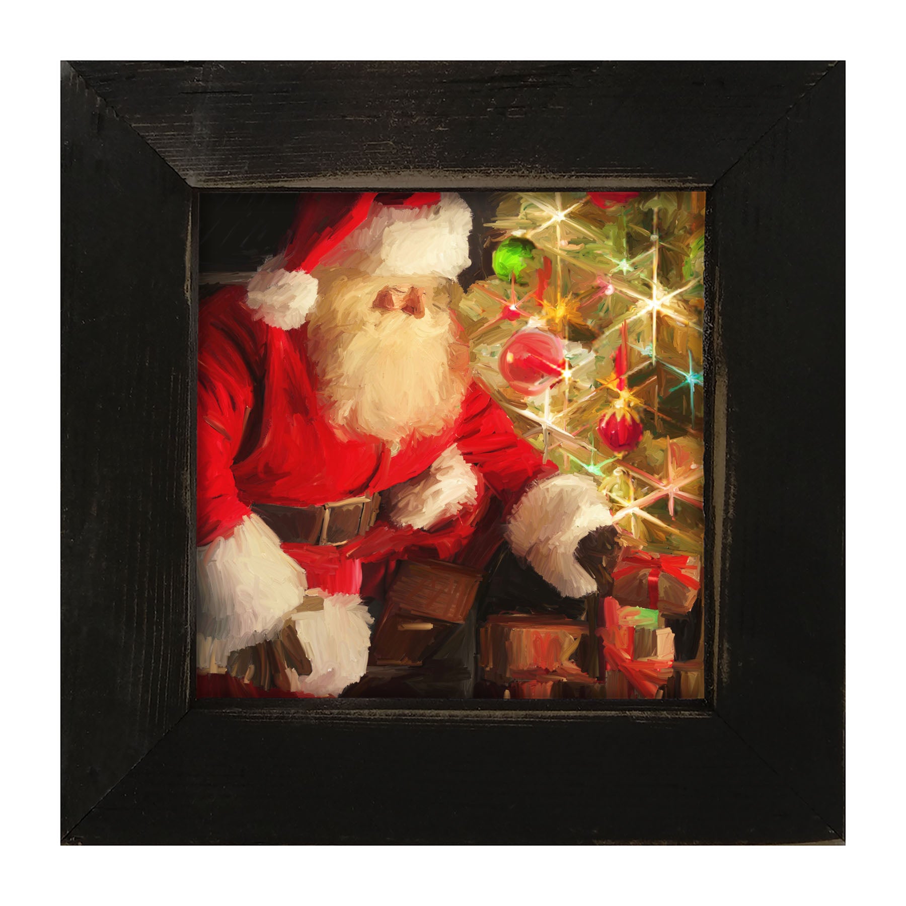 St. Nick at Christmas Time - Framed art