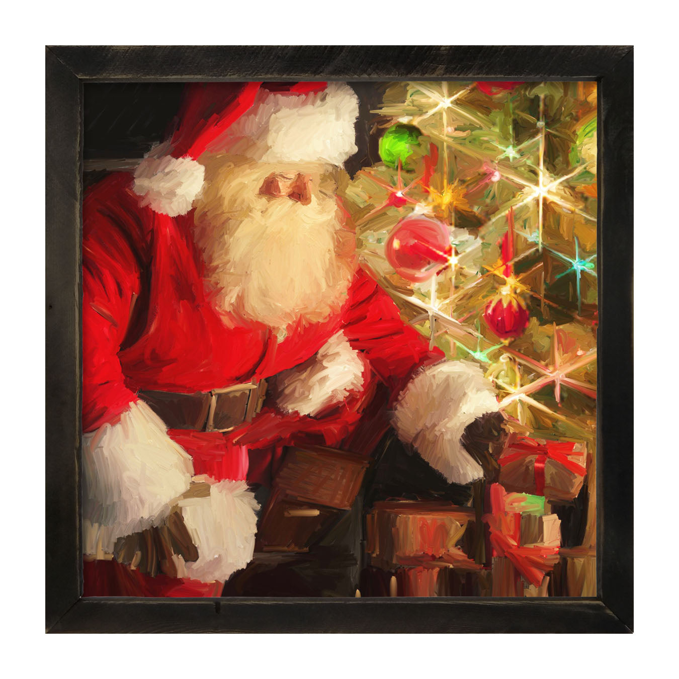 St. Nick at Christmas Time - Framed art
