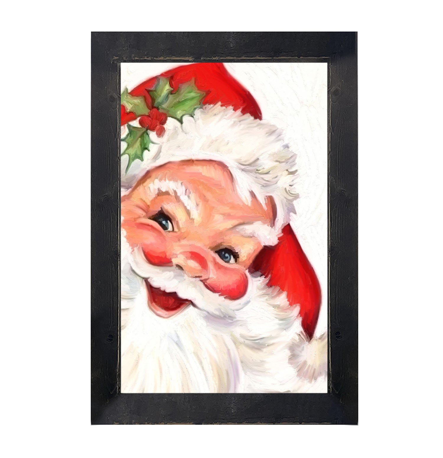 Happy Santa - Framed art