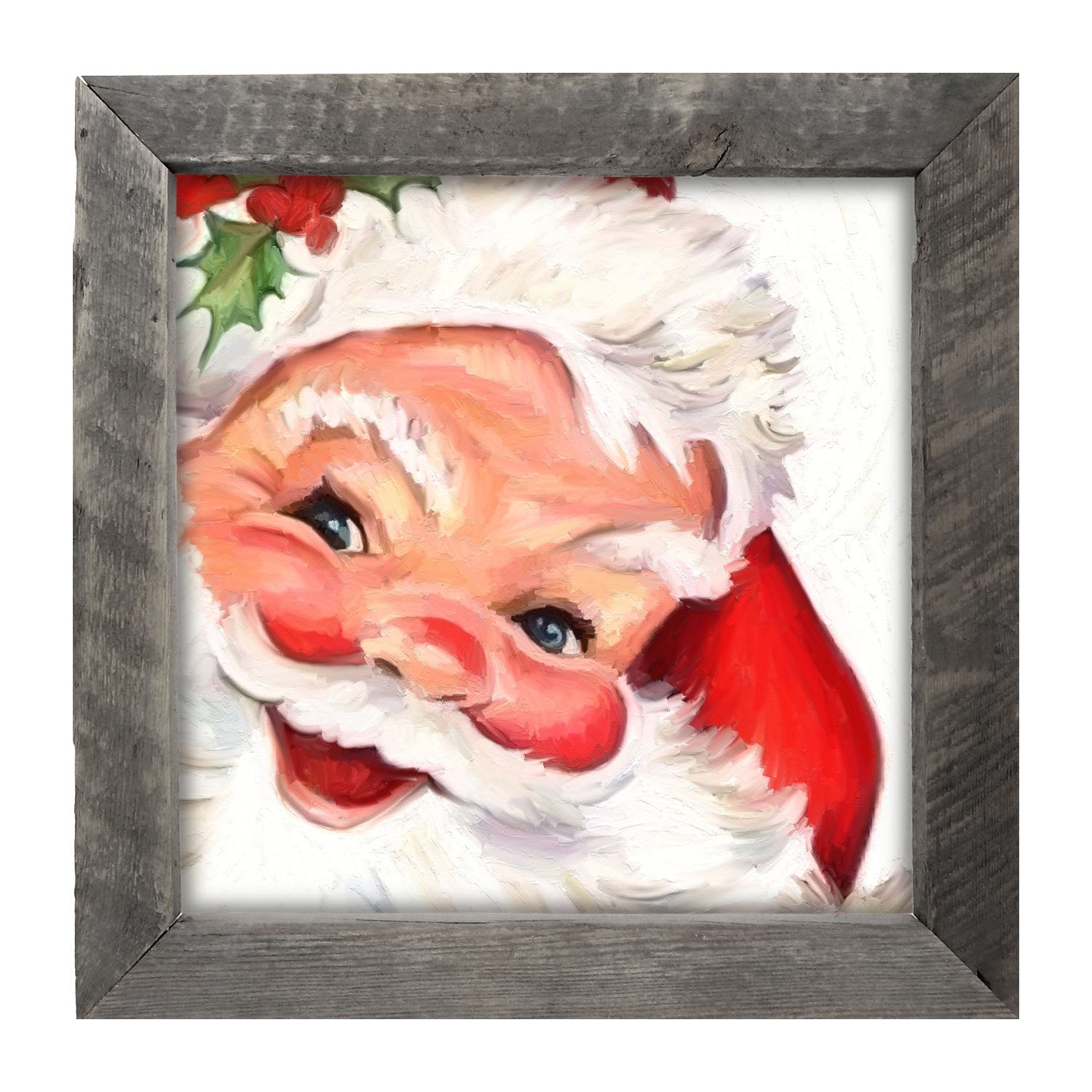 Happy Santa - Framed art