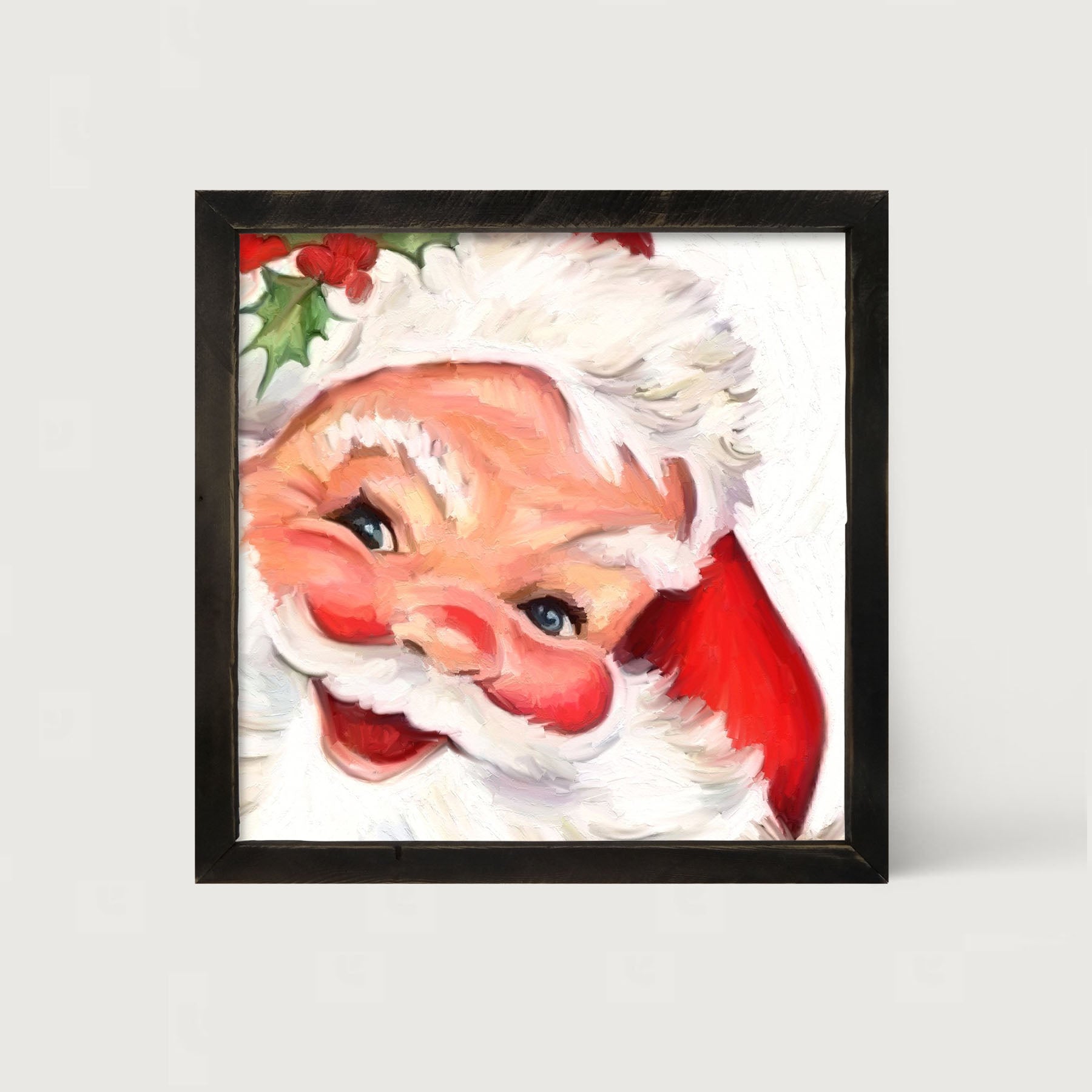 Happy Santa - Framed art