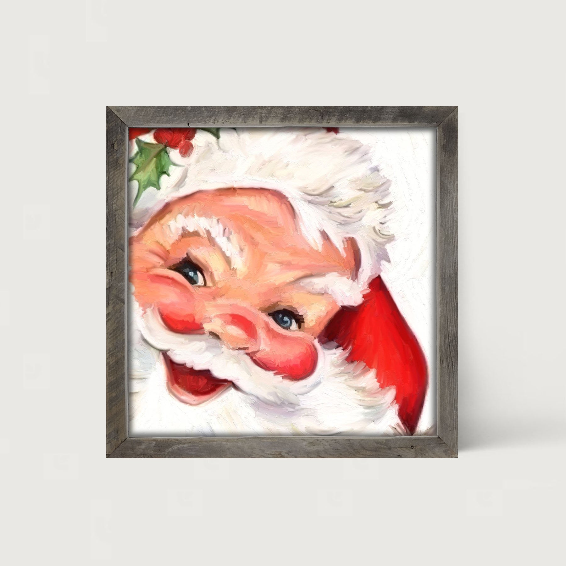 Happy Santa - Framed art