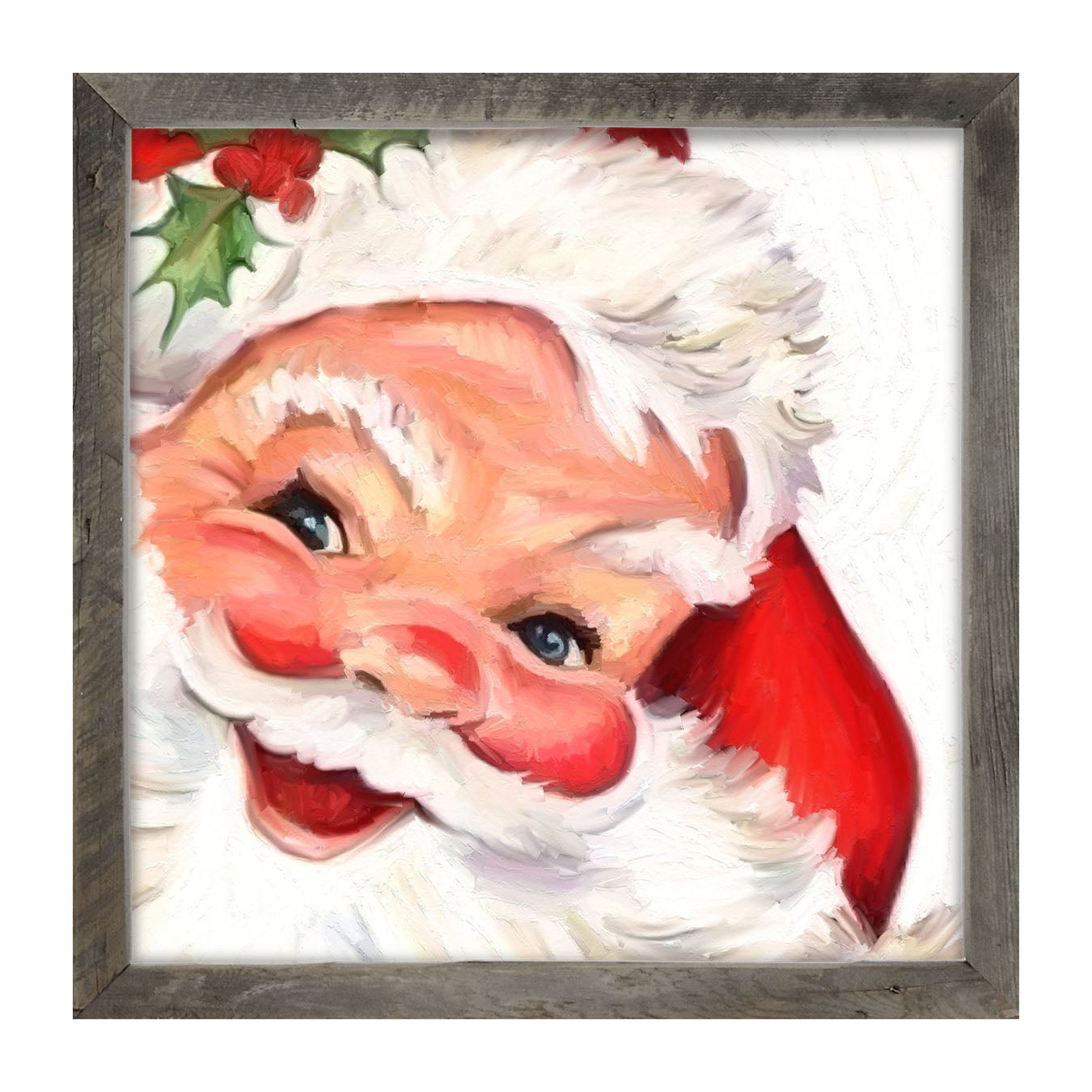 Happy Santa - Framed art