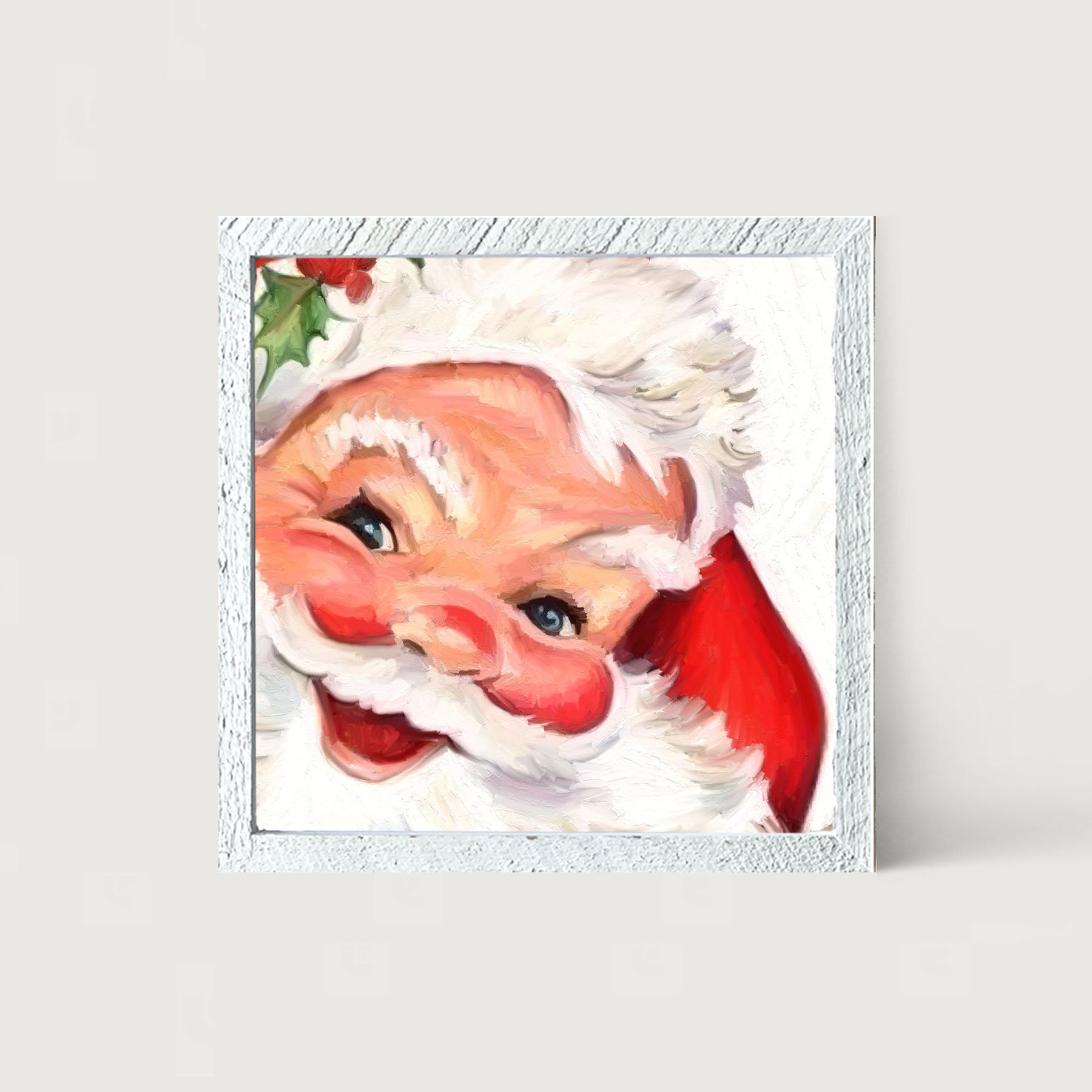 Happy Santa - Framed art