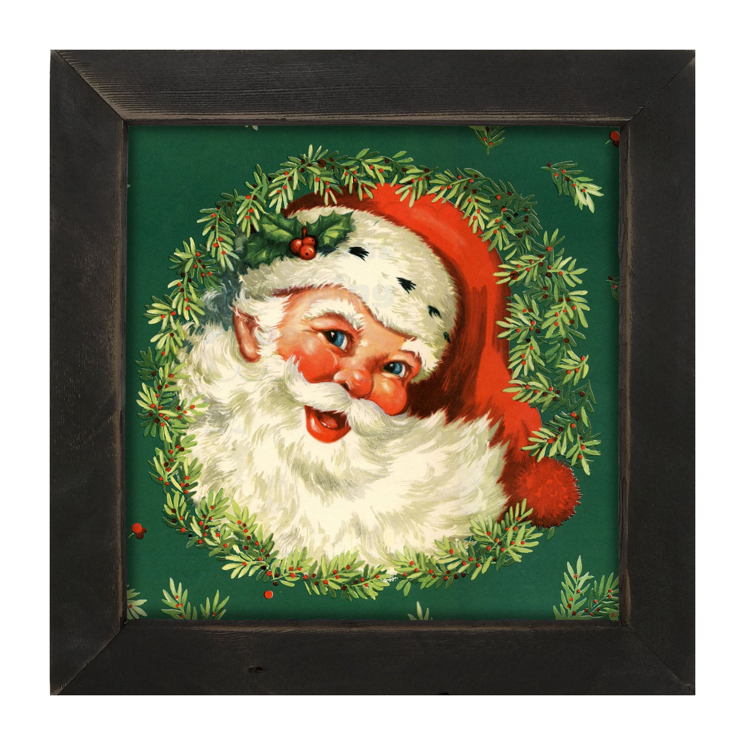 Cameo Santa - Framed art