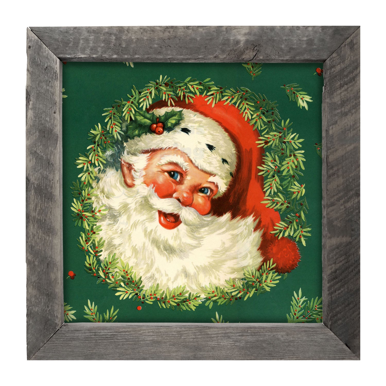 Cameo Santa - Framed art
