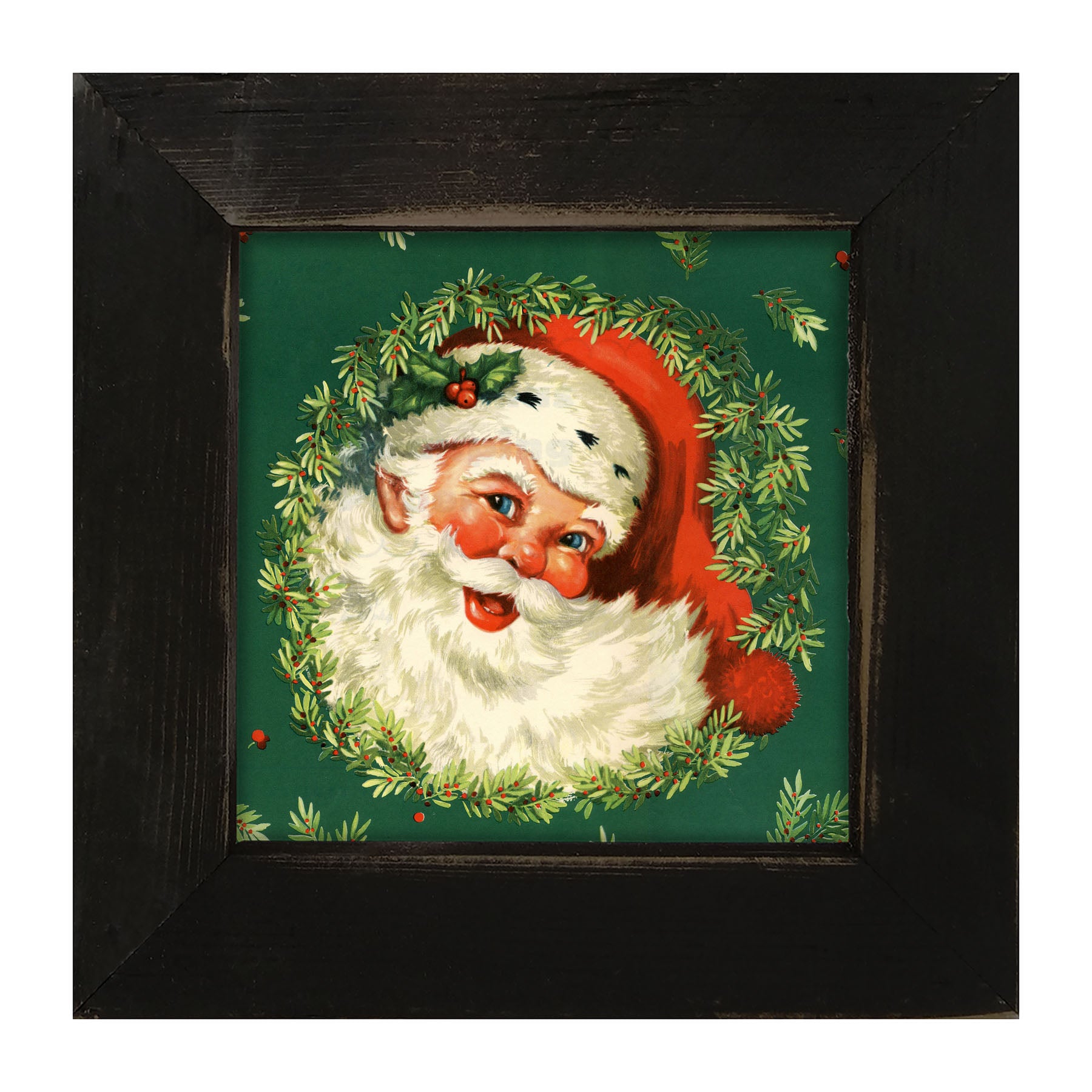 Cameo Santa - Framed art
