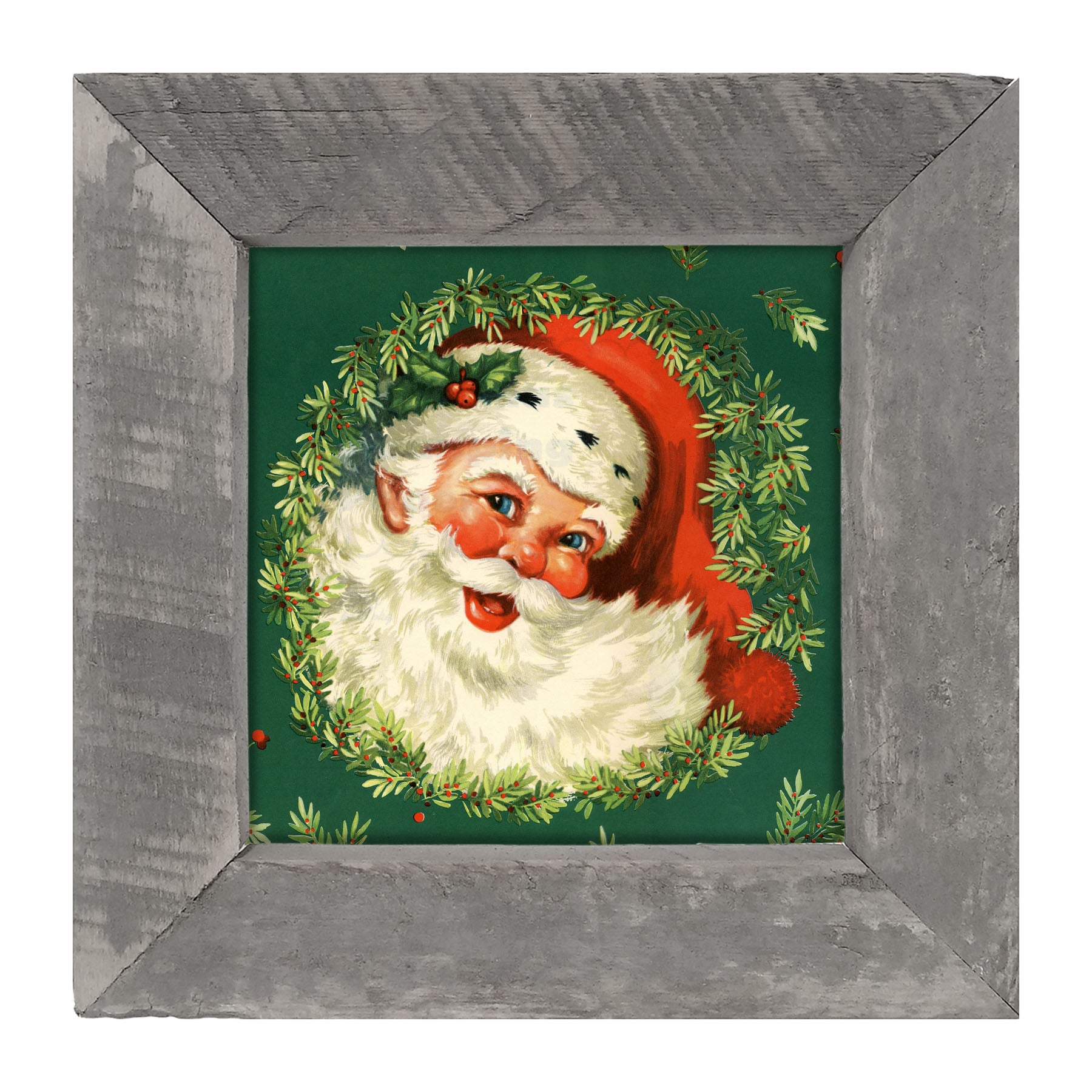Cameo Santa - Framed art
